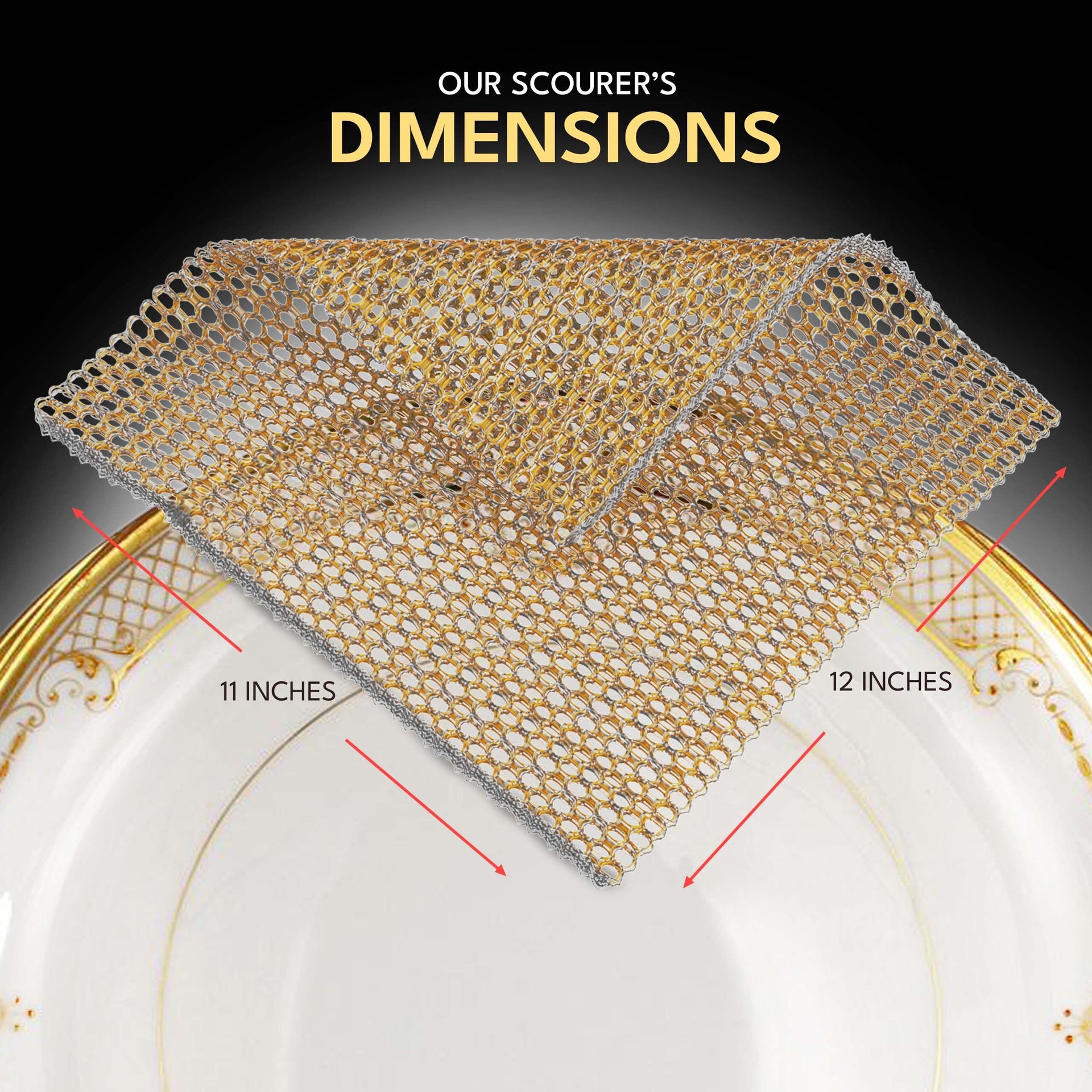 Non Scratch Dish Scrubbers (24 Count)