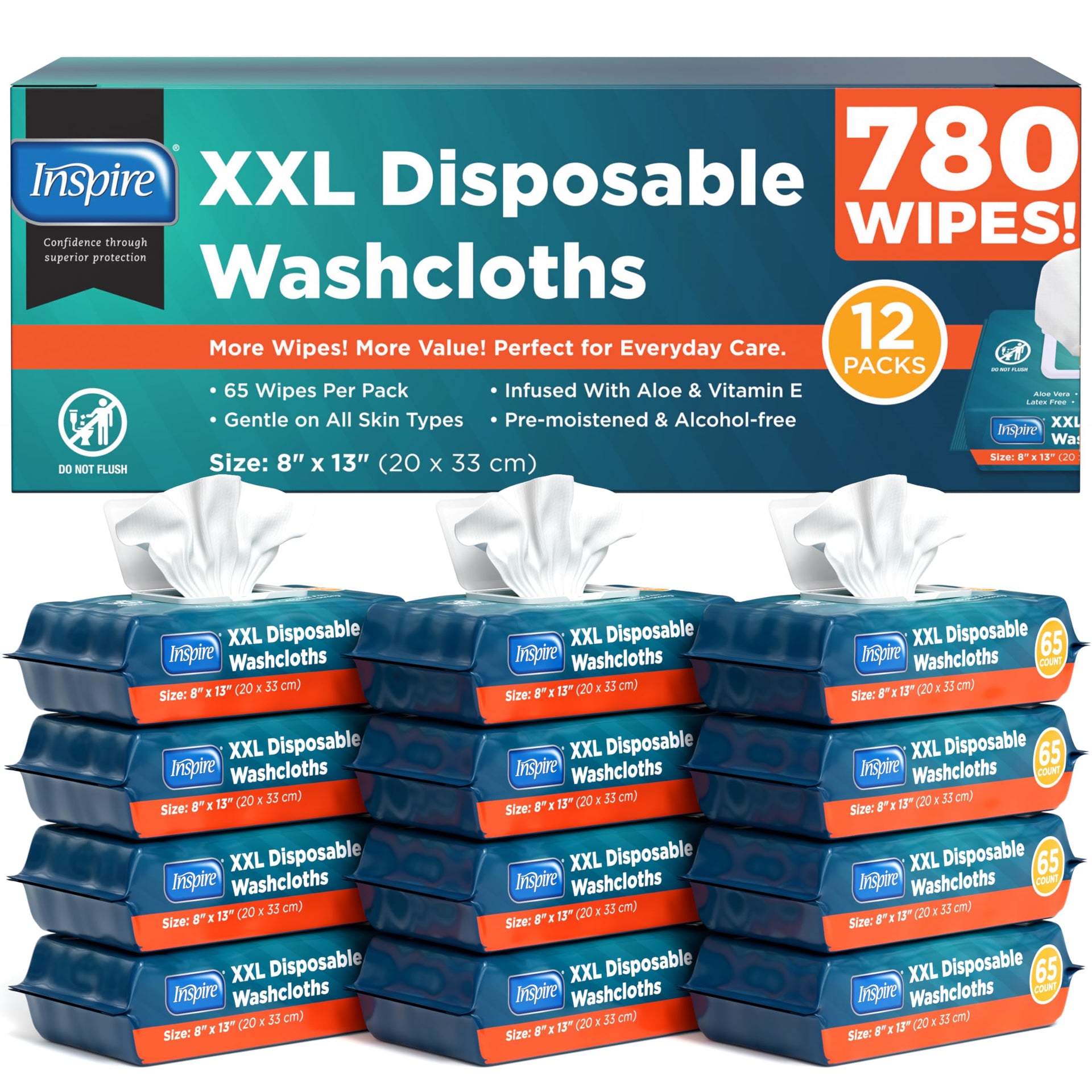 Adult Wet Wipes (780 Count)