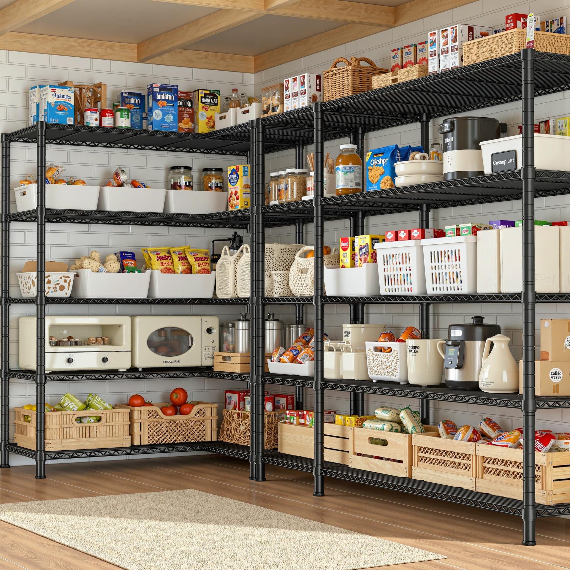 52.36" W Storage Shelves (5 Count)