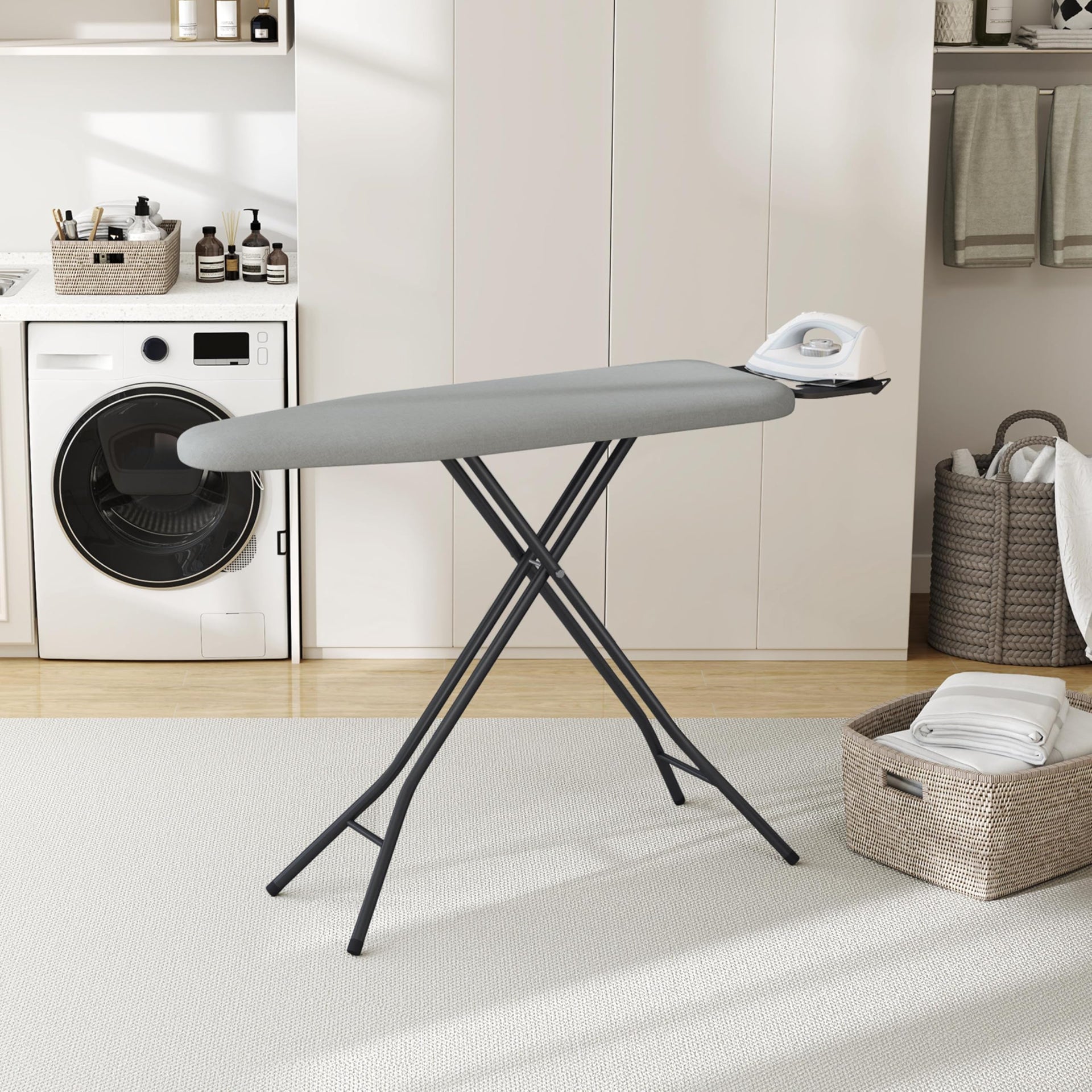 Ironing Board 43"x14" with Heavy Duty Iron Rest