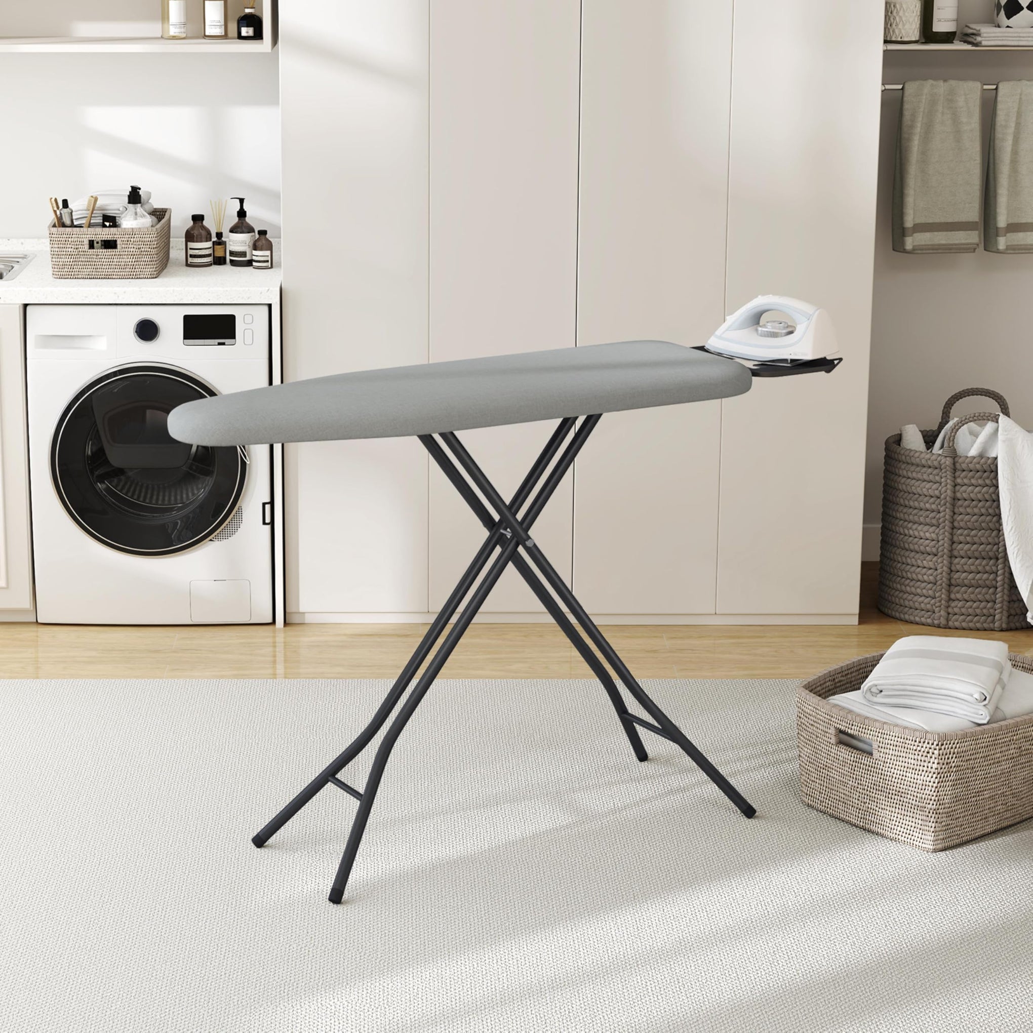Ironing Board 43"x14" with Heavy Duty Iron Rest