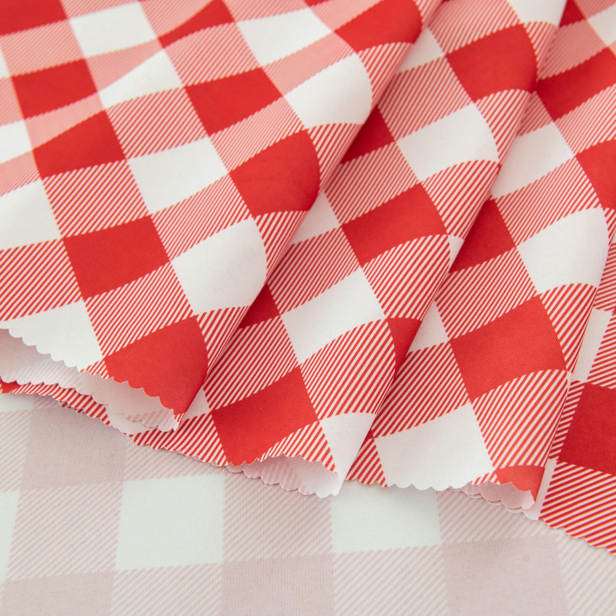 Waterproof Plaid Tablecloth Fabric