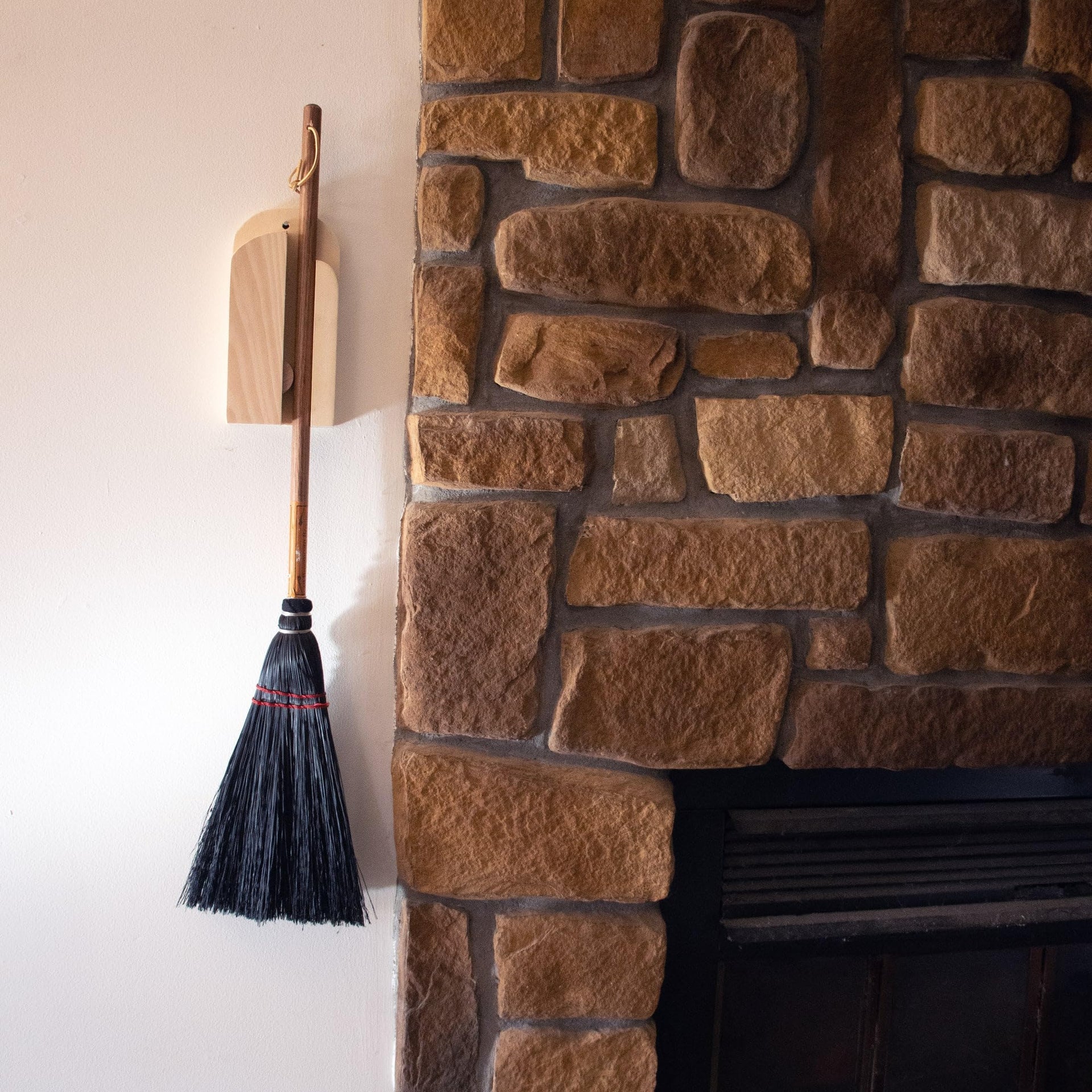 Amish Handcrafted Broom Holder