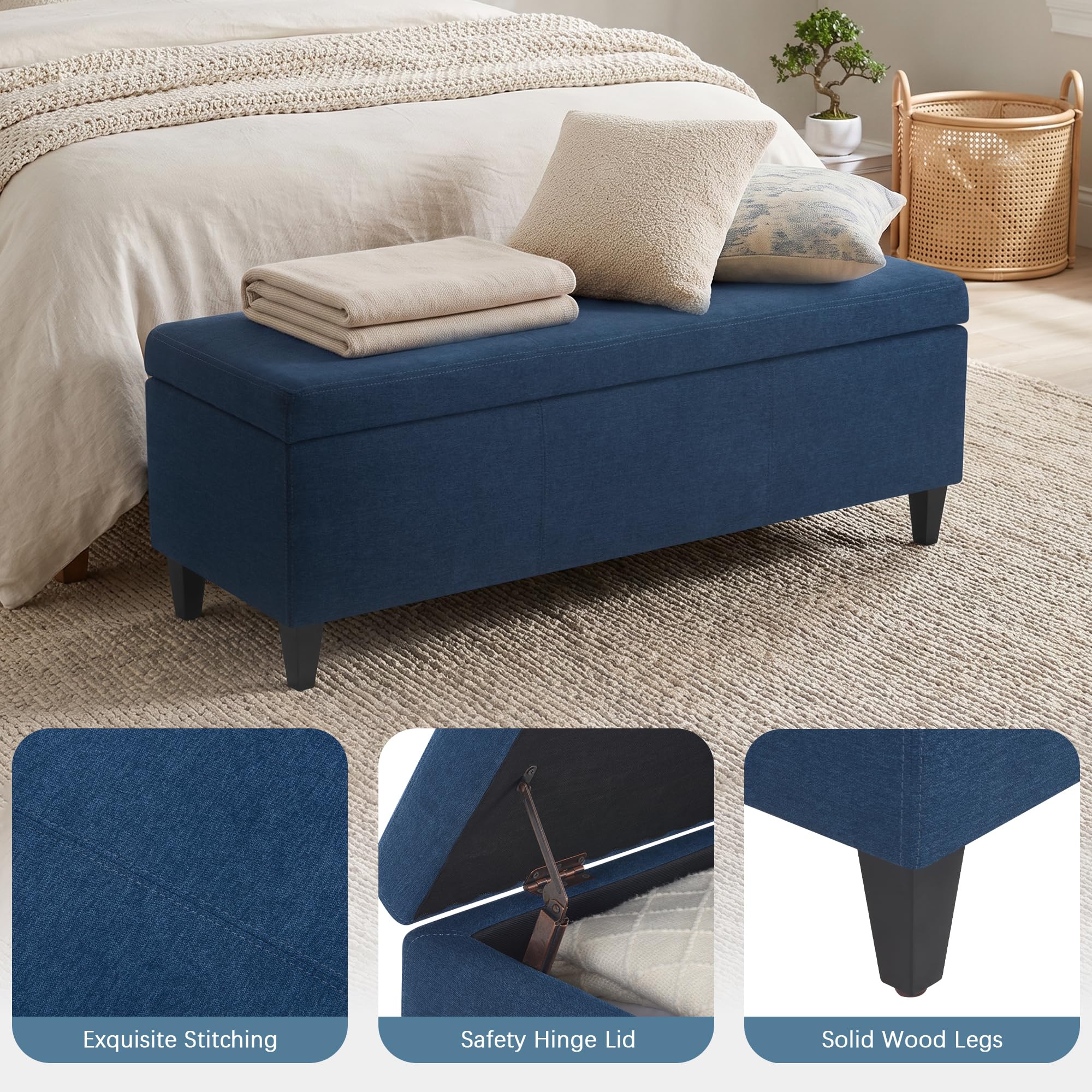 Storage Ottoman Bench