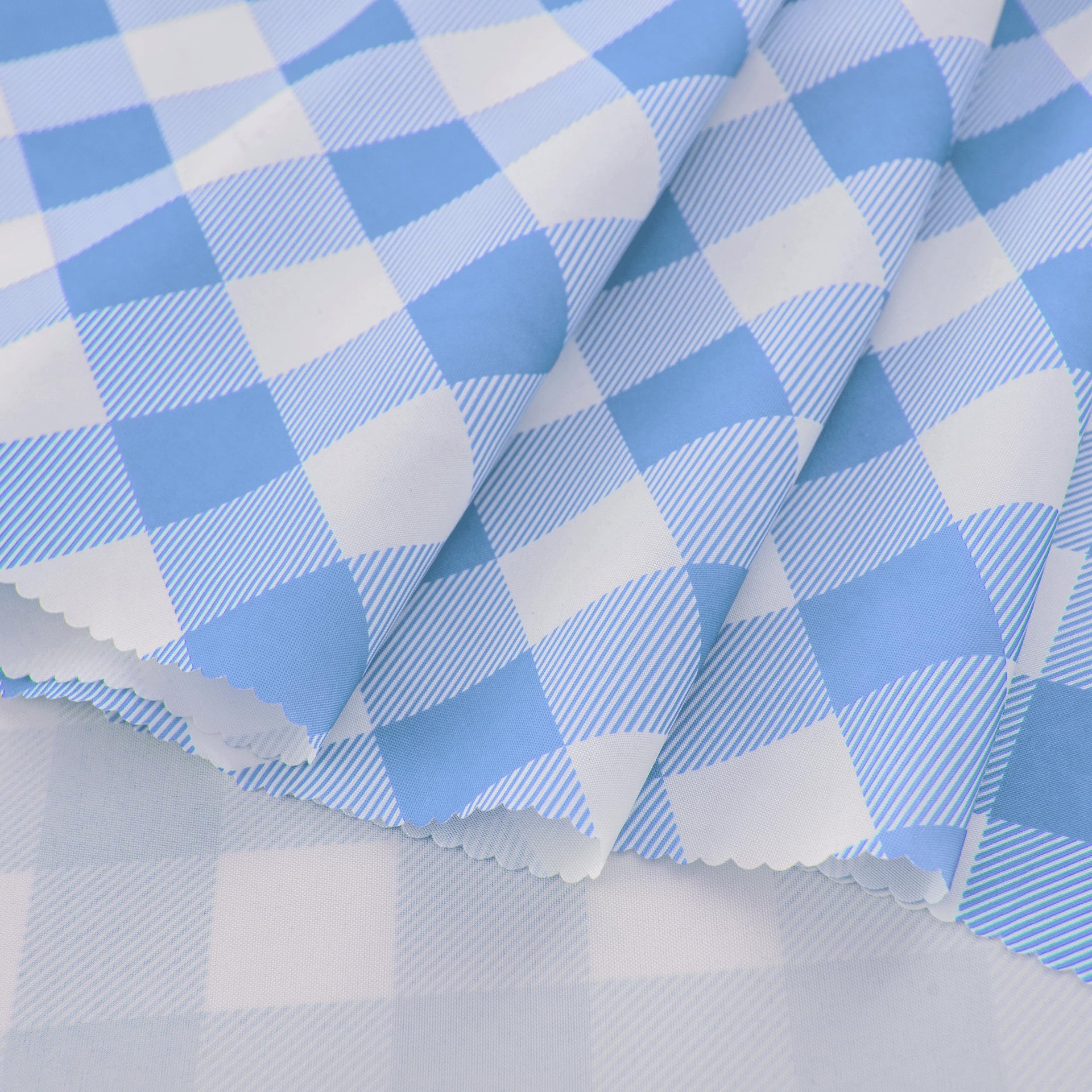 Waterproof Plaid Tablecloth Fabric