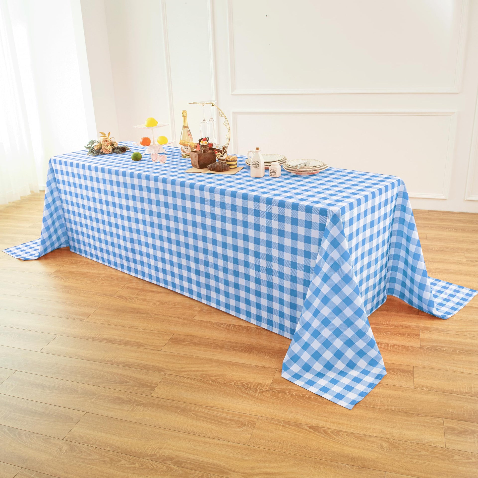 Classic Gingham Buffalo Tablecloth Fabric