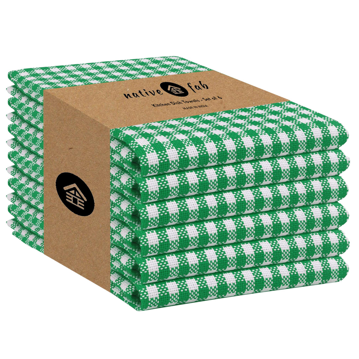 6 Pack Kitchen Towel with Hanging Loop 16x26 inches (6 Count)