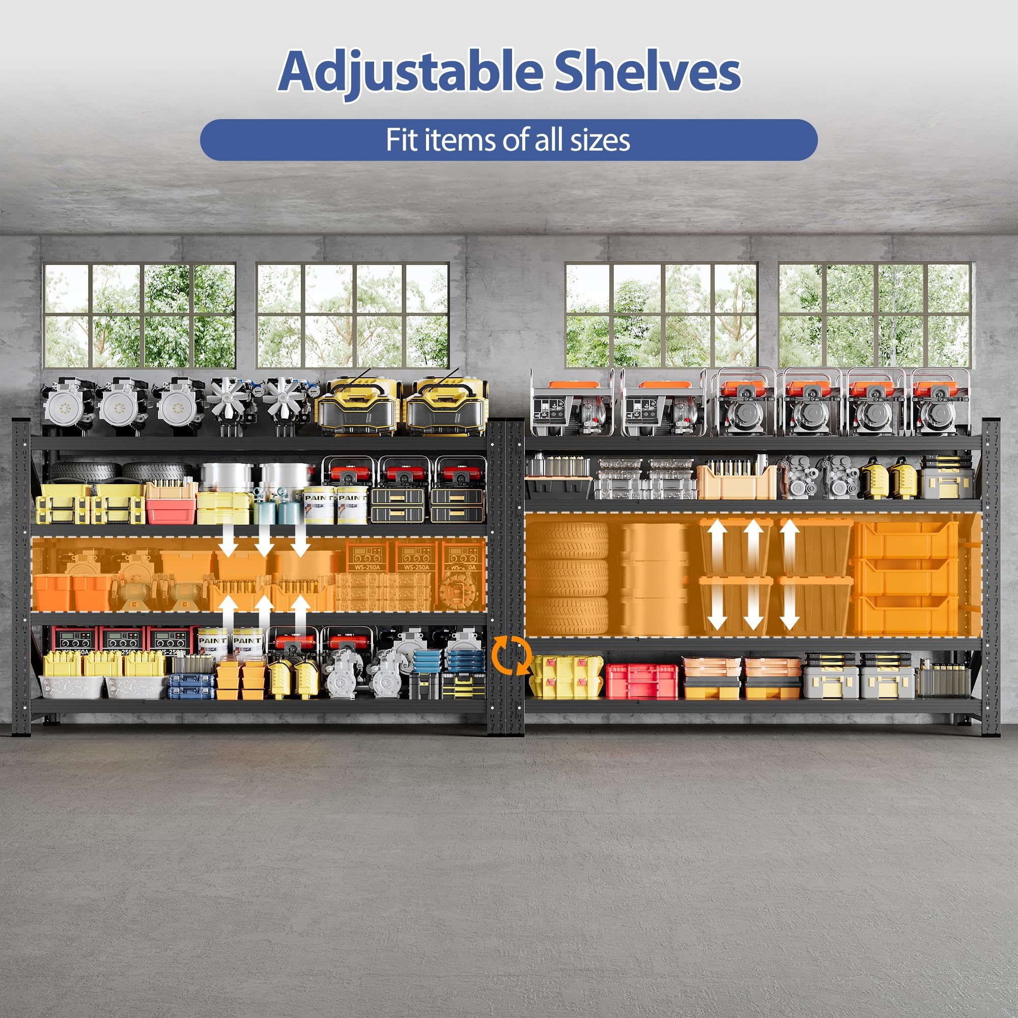 5000LBS Storage Shelves