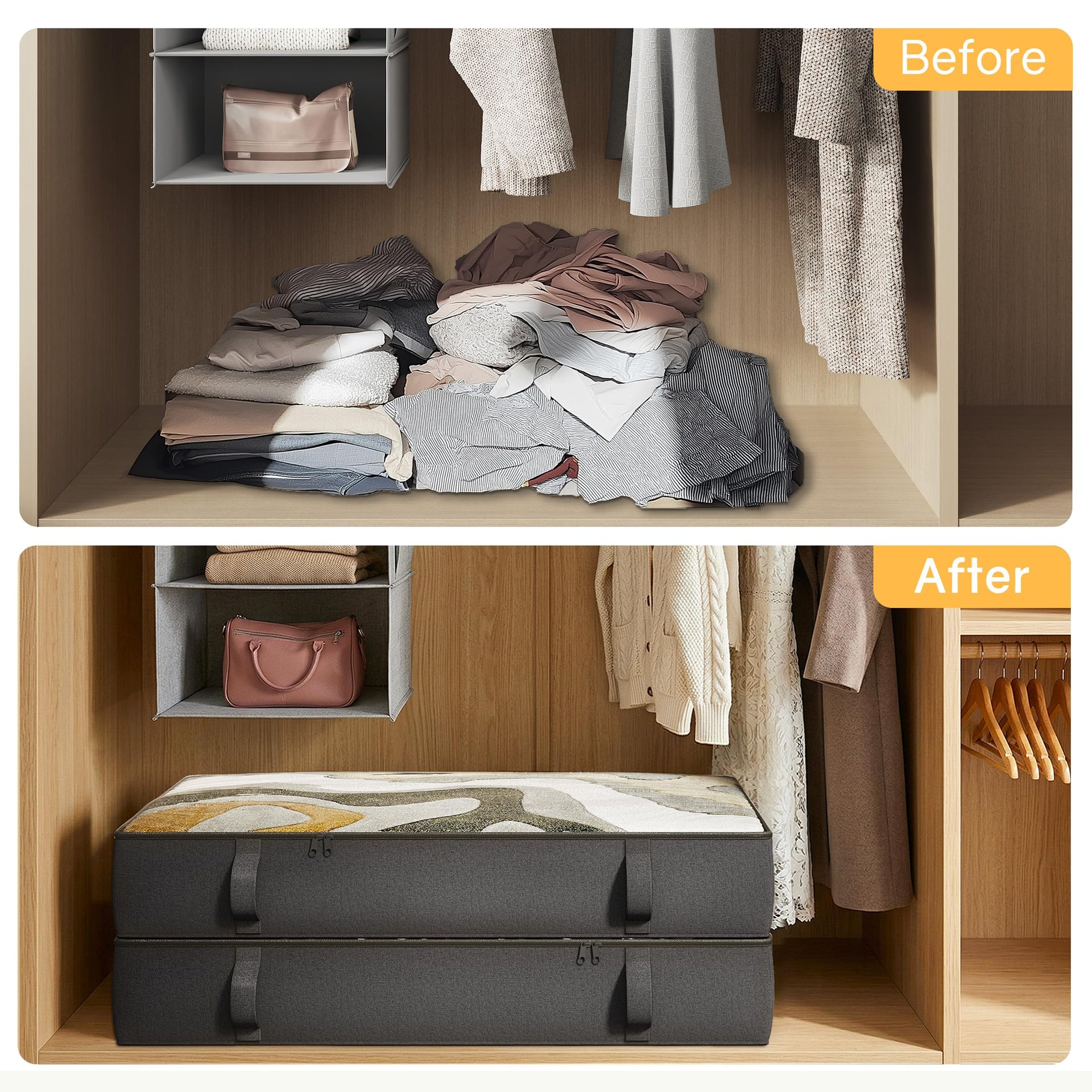 2 Pack Under Bed Storage Containers (2 Count)