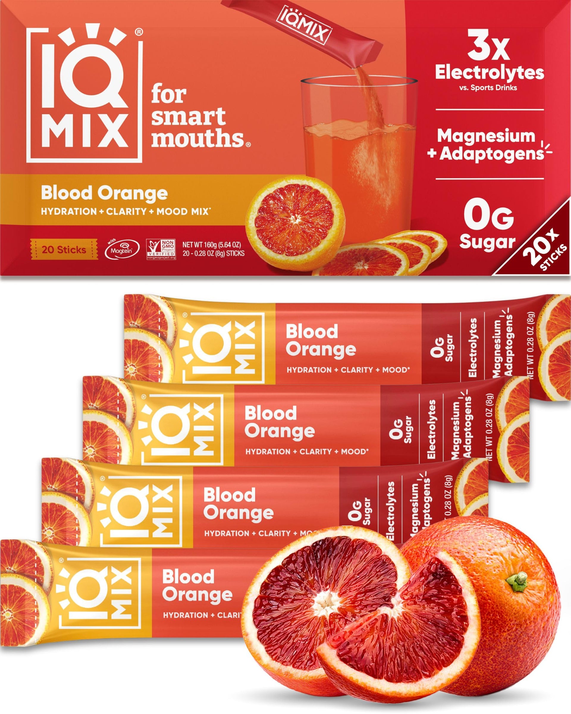 IQMIX Hydration Electrolytes Powder Packets (20 Count)