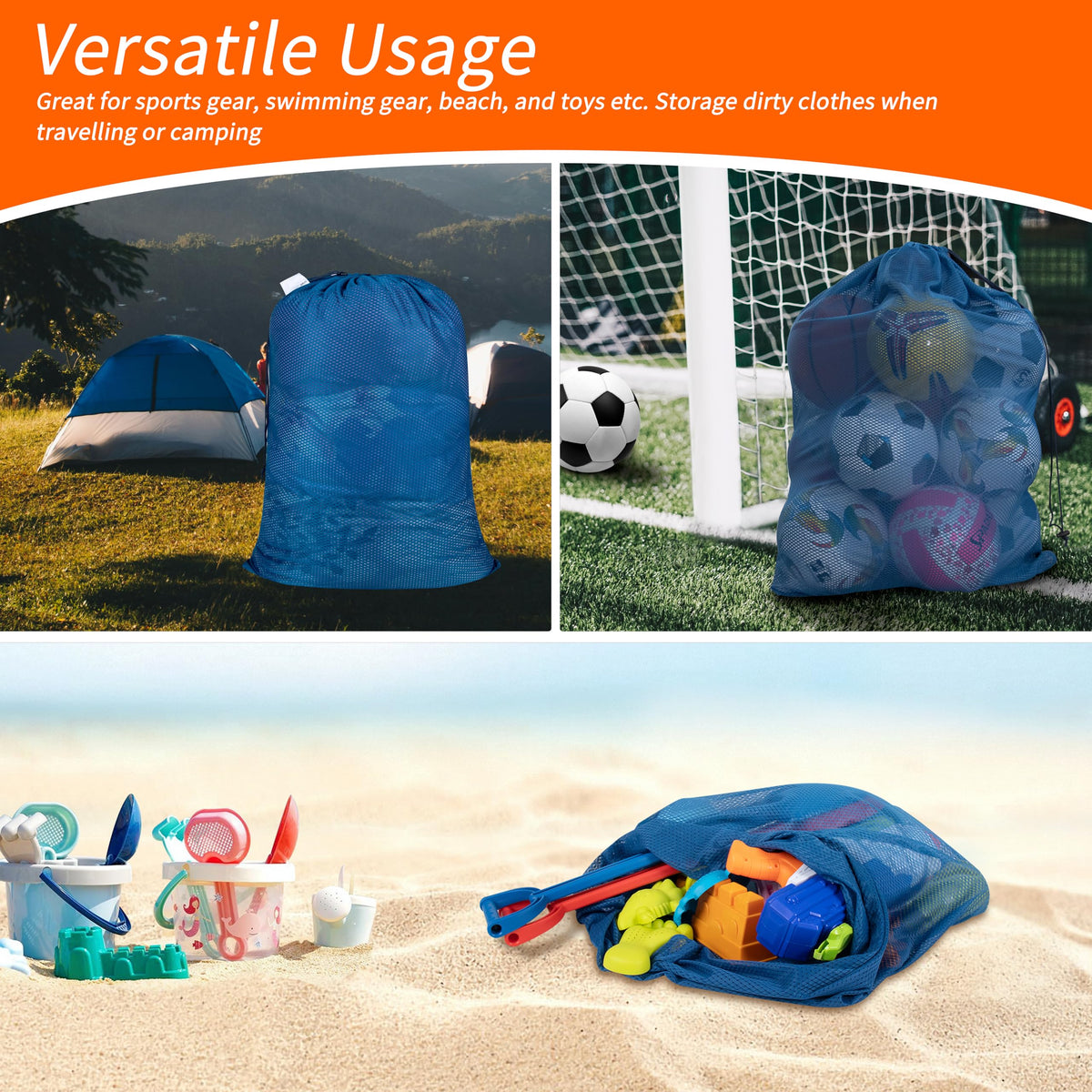 Heavy Duty Diamond Mesh Laundry Bag