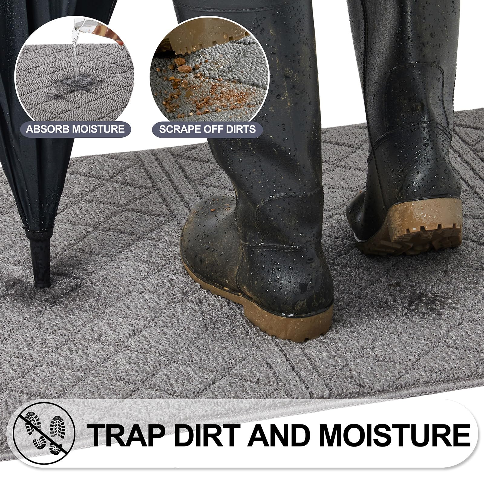 Dirt Trapper Door Mat 16" x 24"
