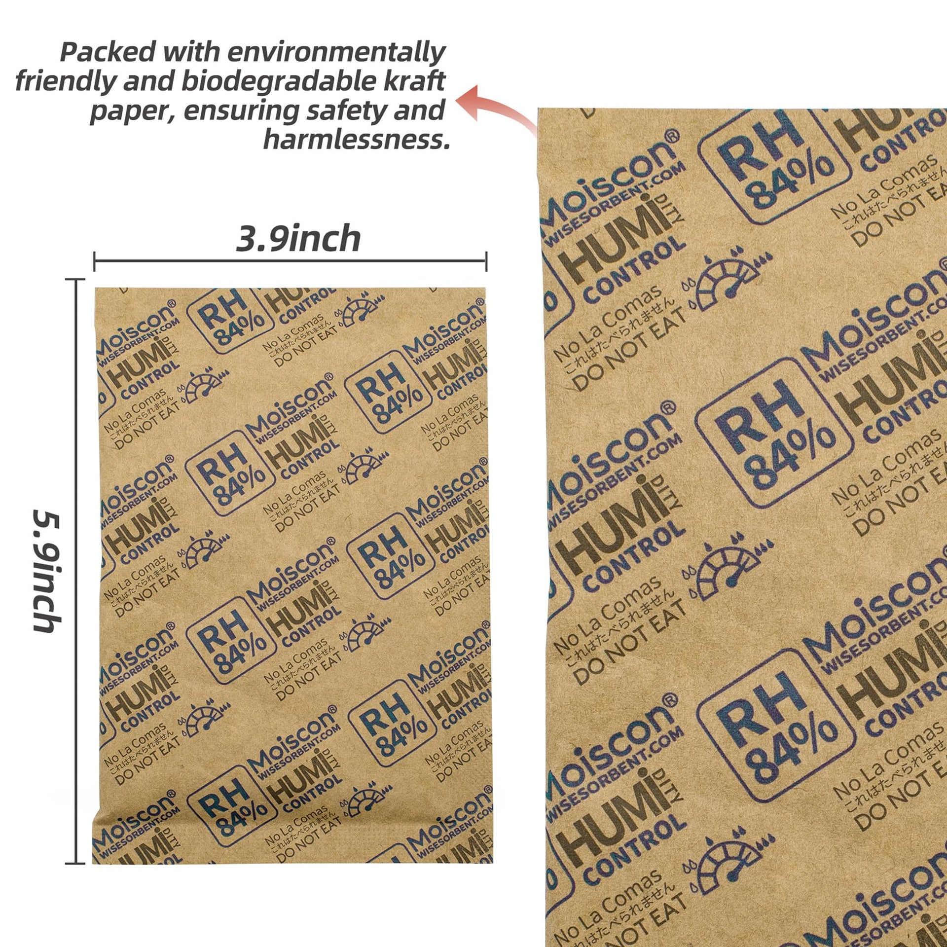 84% Two Way Humidity Control Packs for Storing 1 lb