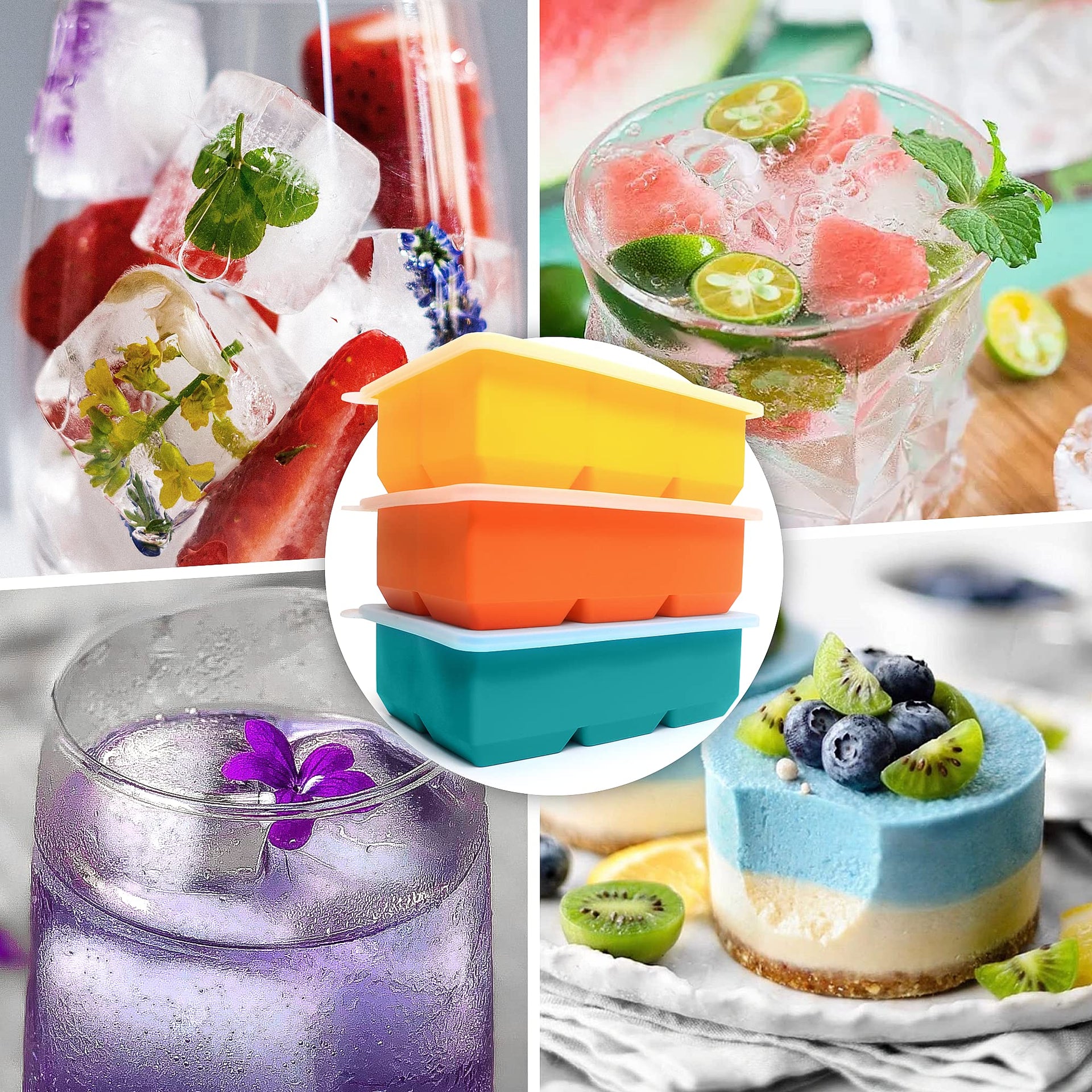 Ice Cube Trays 3 Pack (3 Count)