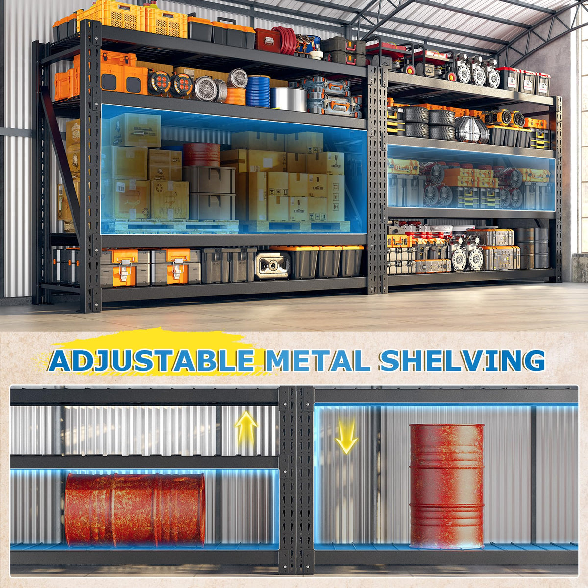 11000LBS Industrial Storage Shelves 2