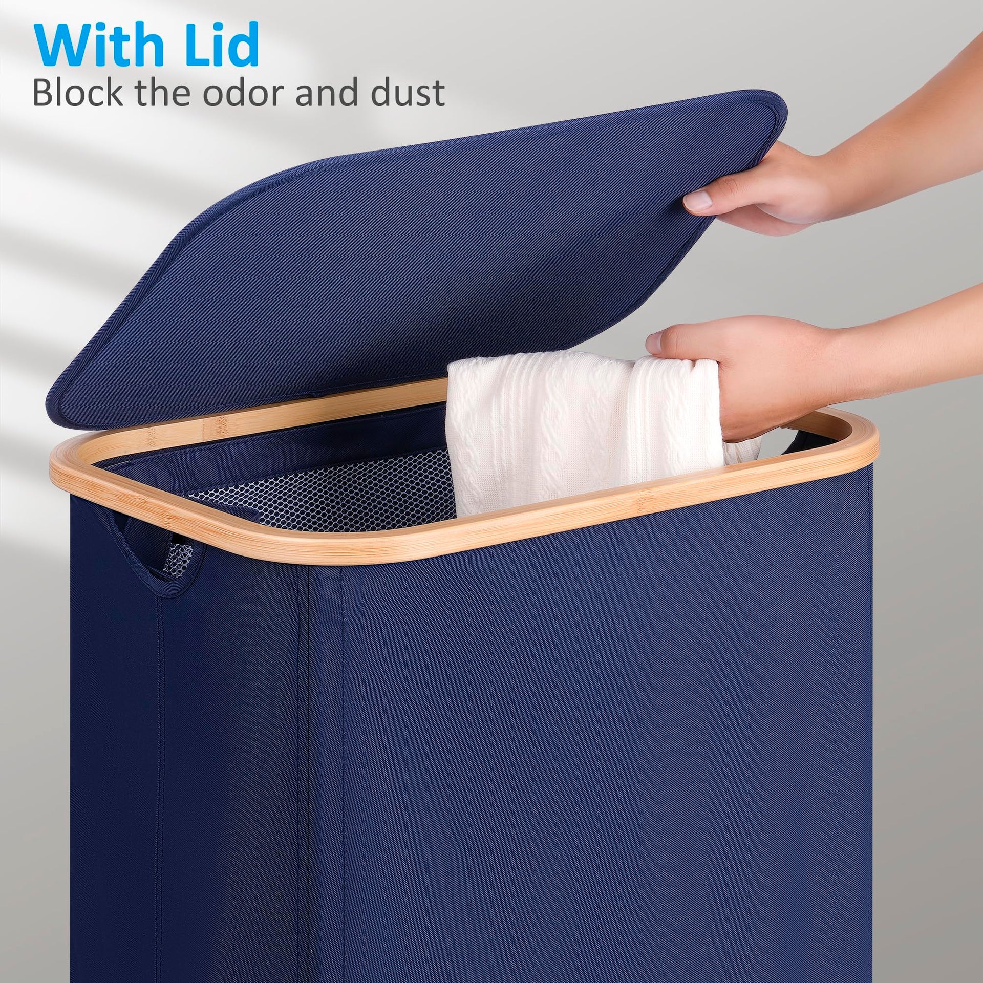 Laundry Basket with Wheels