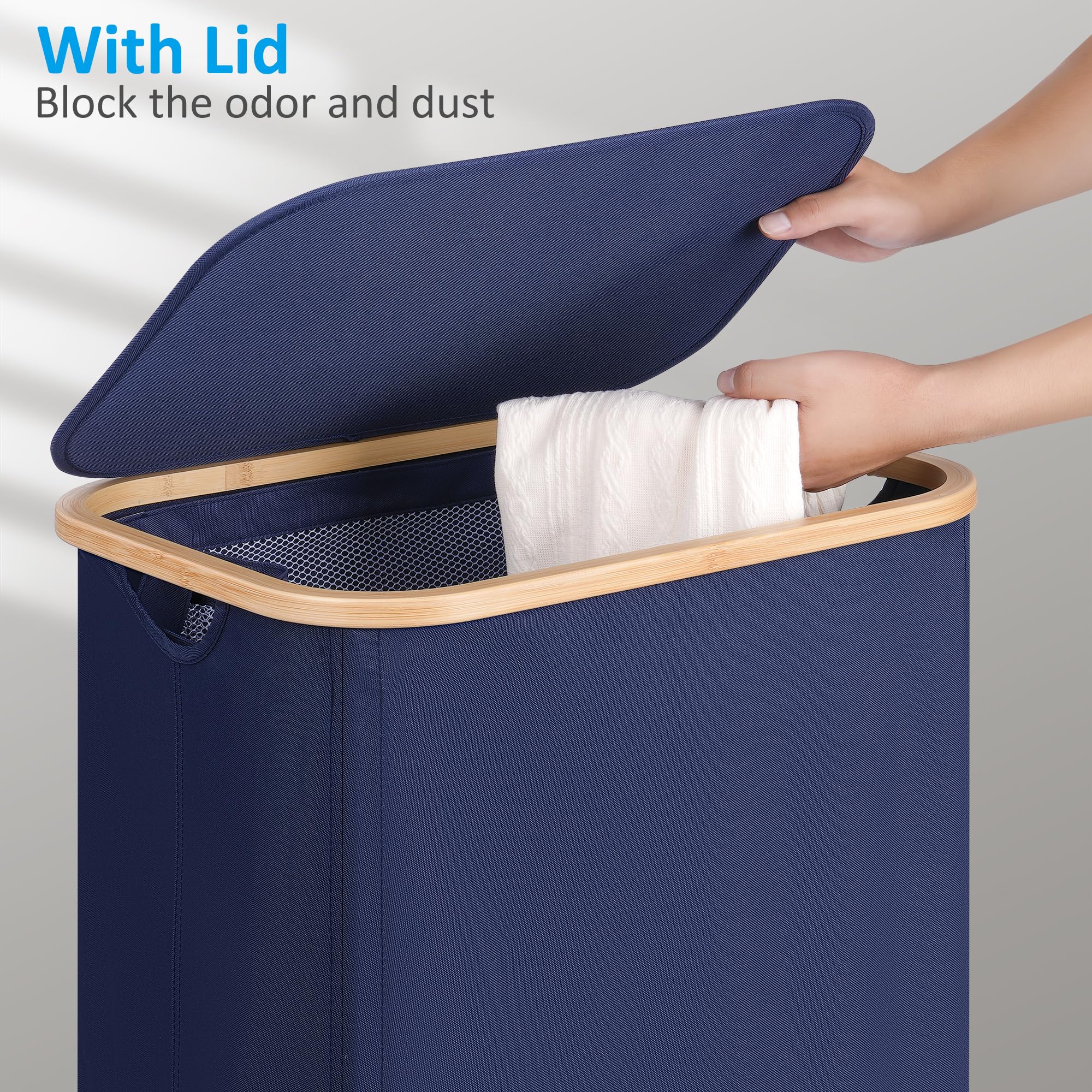 Laundry Basket with Wheels