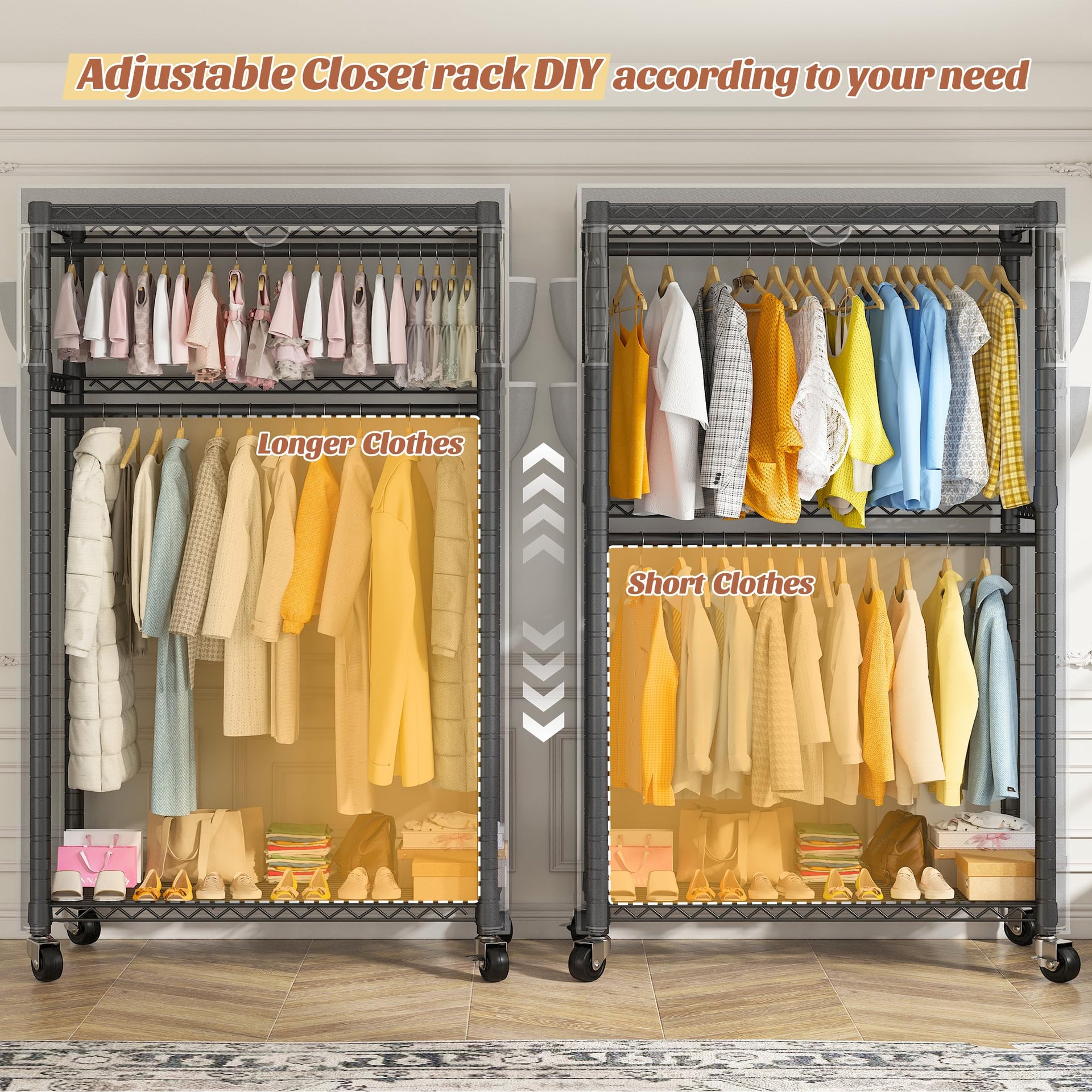 Clothes Rack with Cover (7200 Ounce)