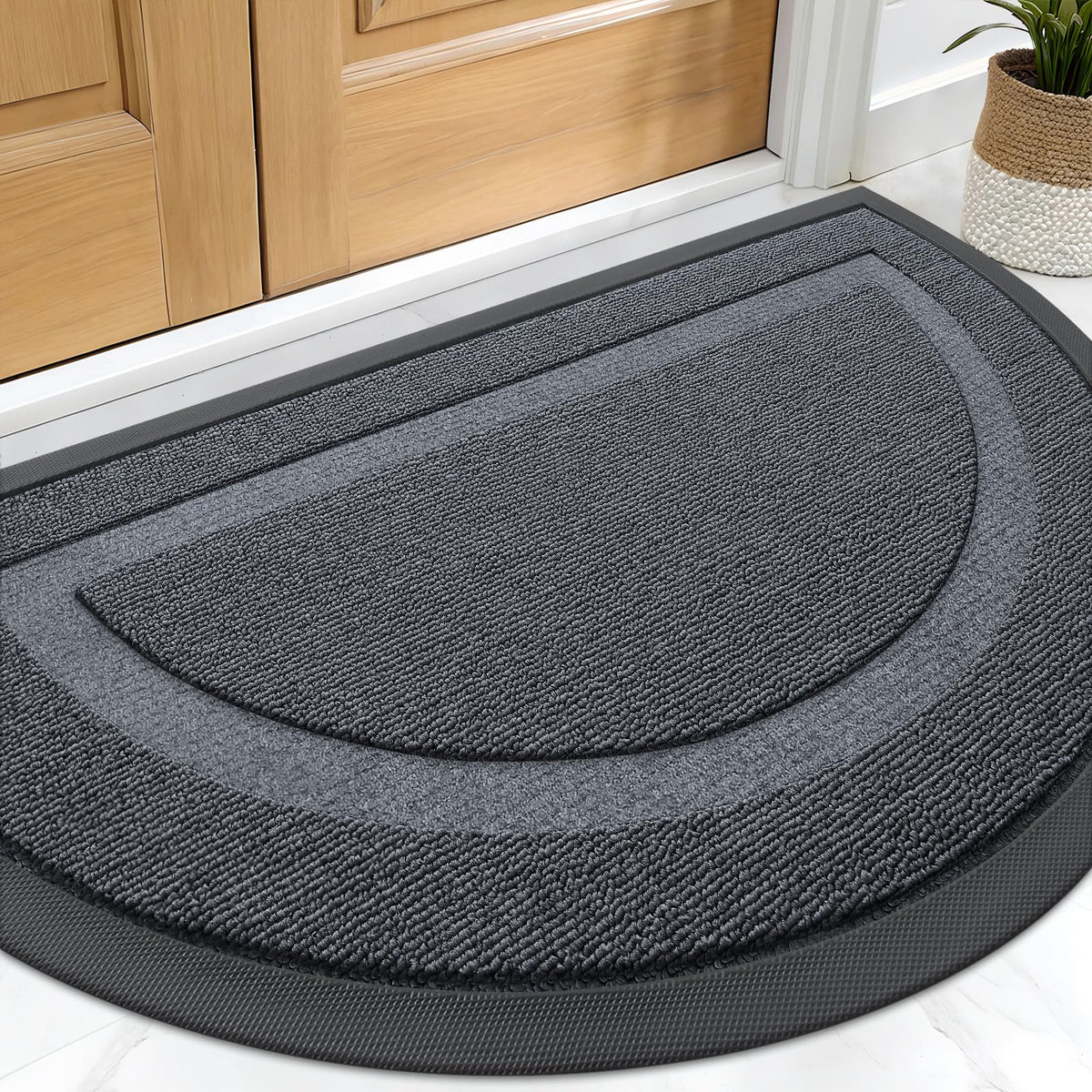 Half Circle Front Door Mat Outside 33x21 All
