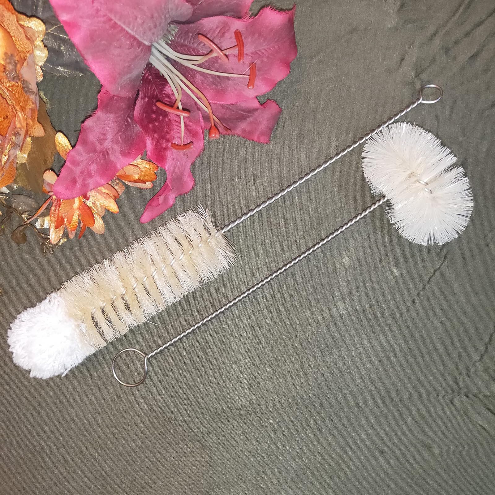 Bottle Brushes Thin Long Handle X 2 (2 Count) - ModHome Supplies