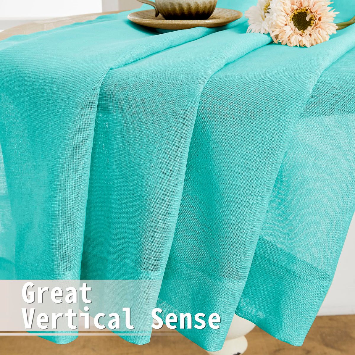 Small Sheer Door Curtain Closet Linen Textured Curtain Sheers Doorway Light Filtering Voile French Door Rod Pocket Curtains Patio Glass Doors
