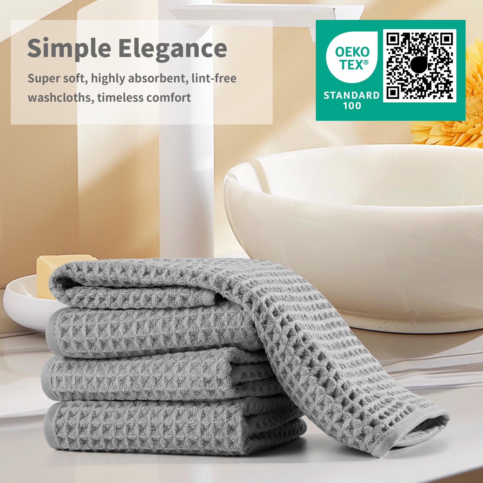 ber Waffle Face Towels (2 Count)