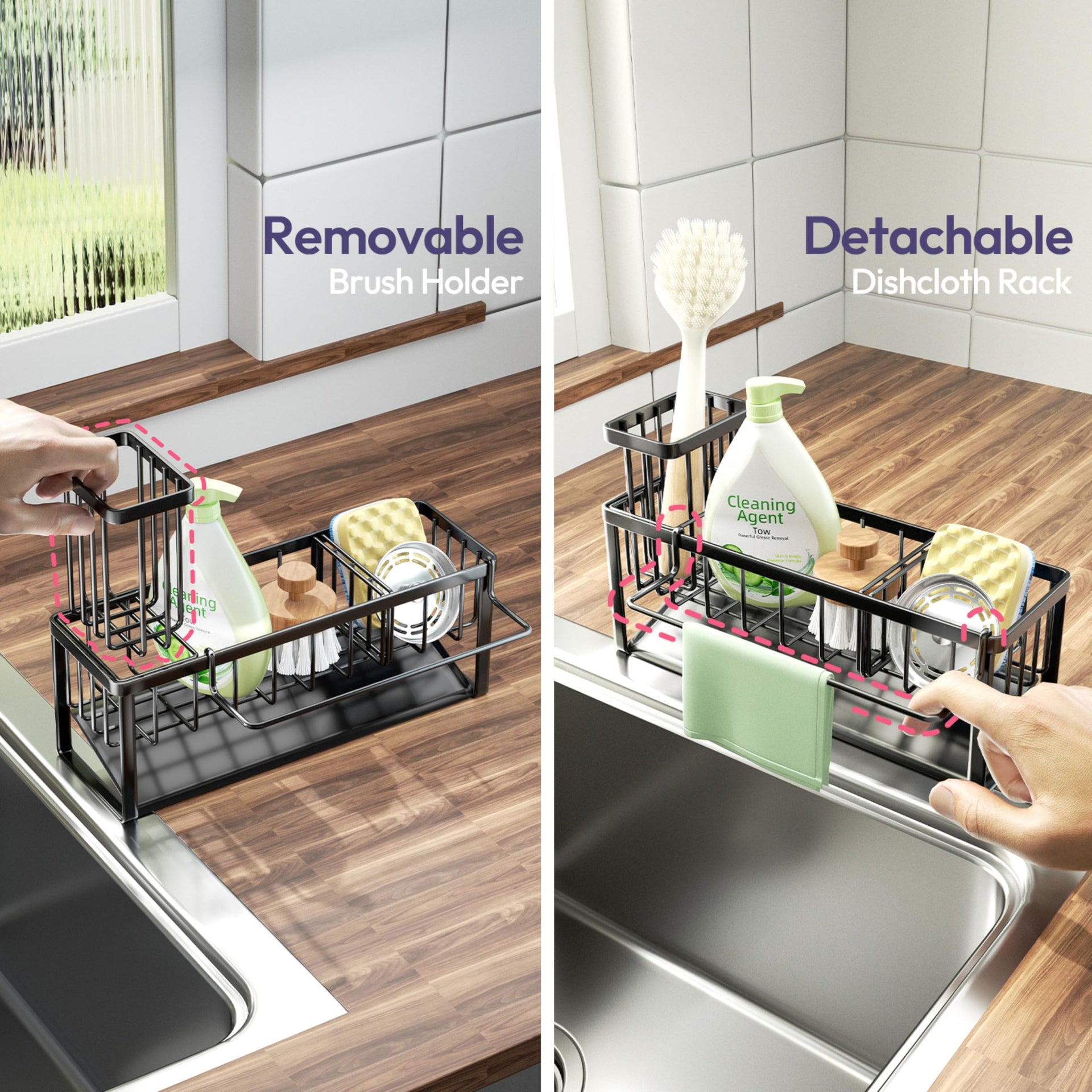 Sponge Holder for Kitchen Sink