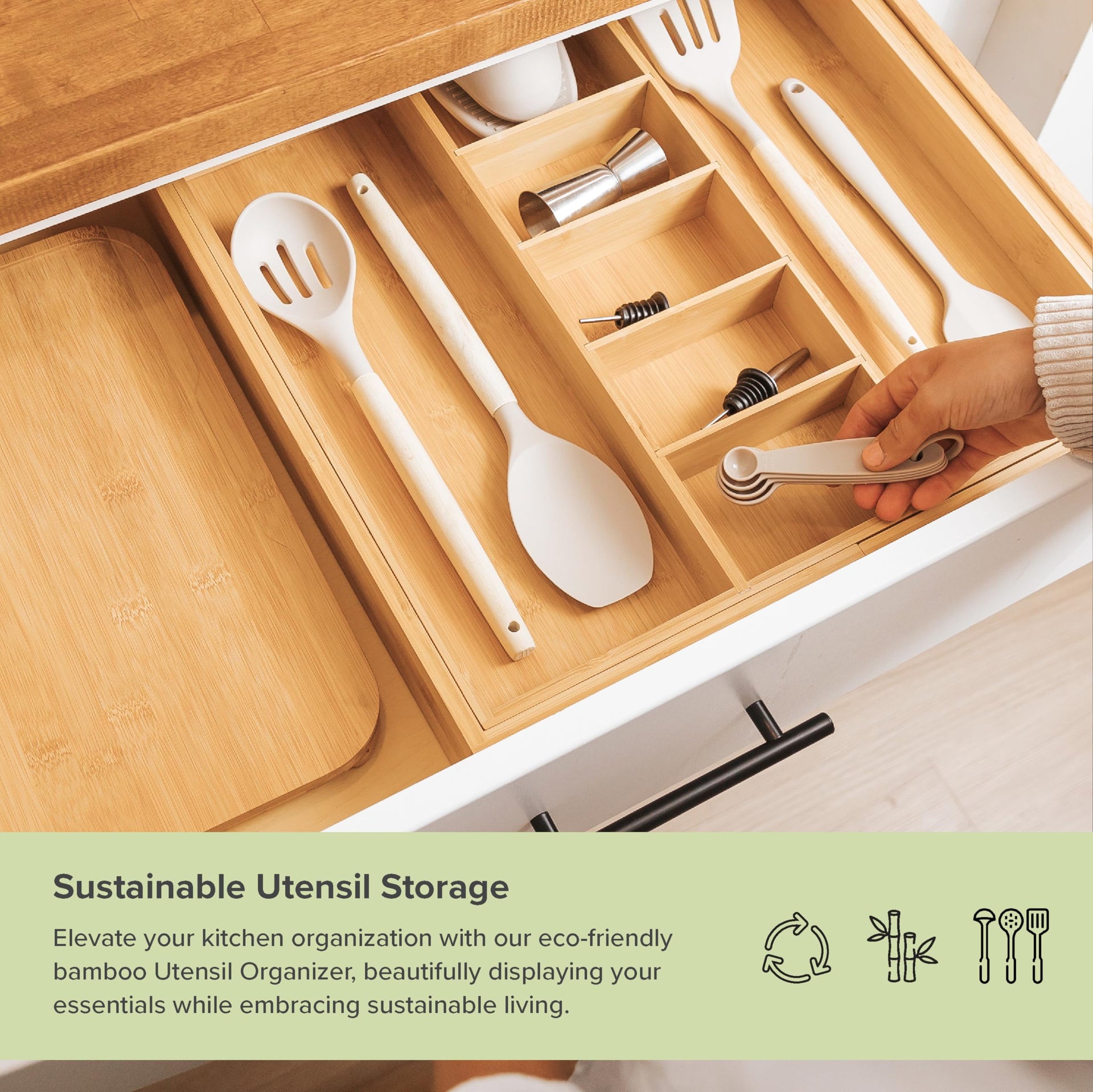 Utensil & Junk Drawer Organizer
