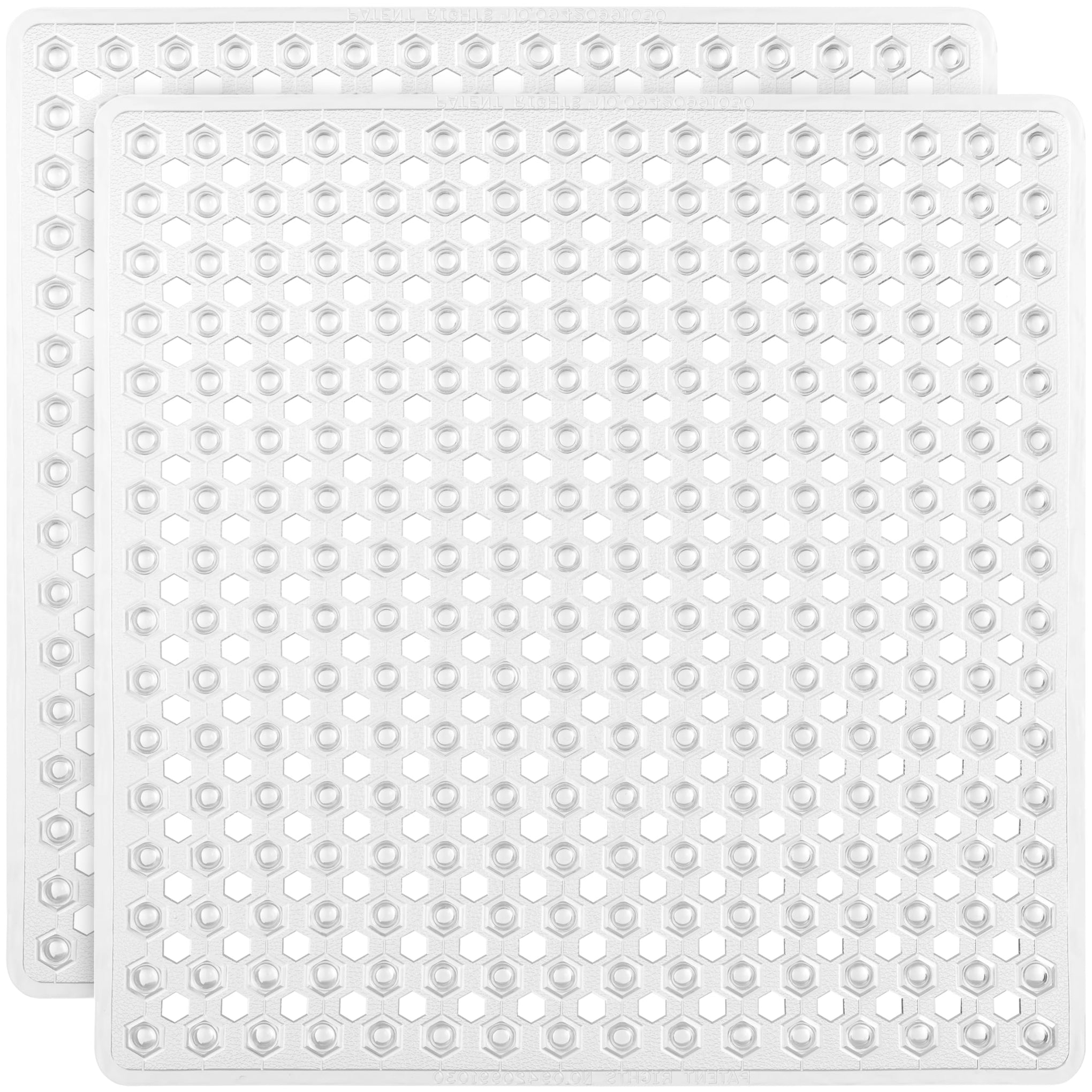 Patented Square Shower Stall Mat (2 Count)