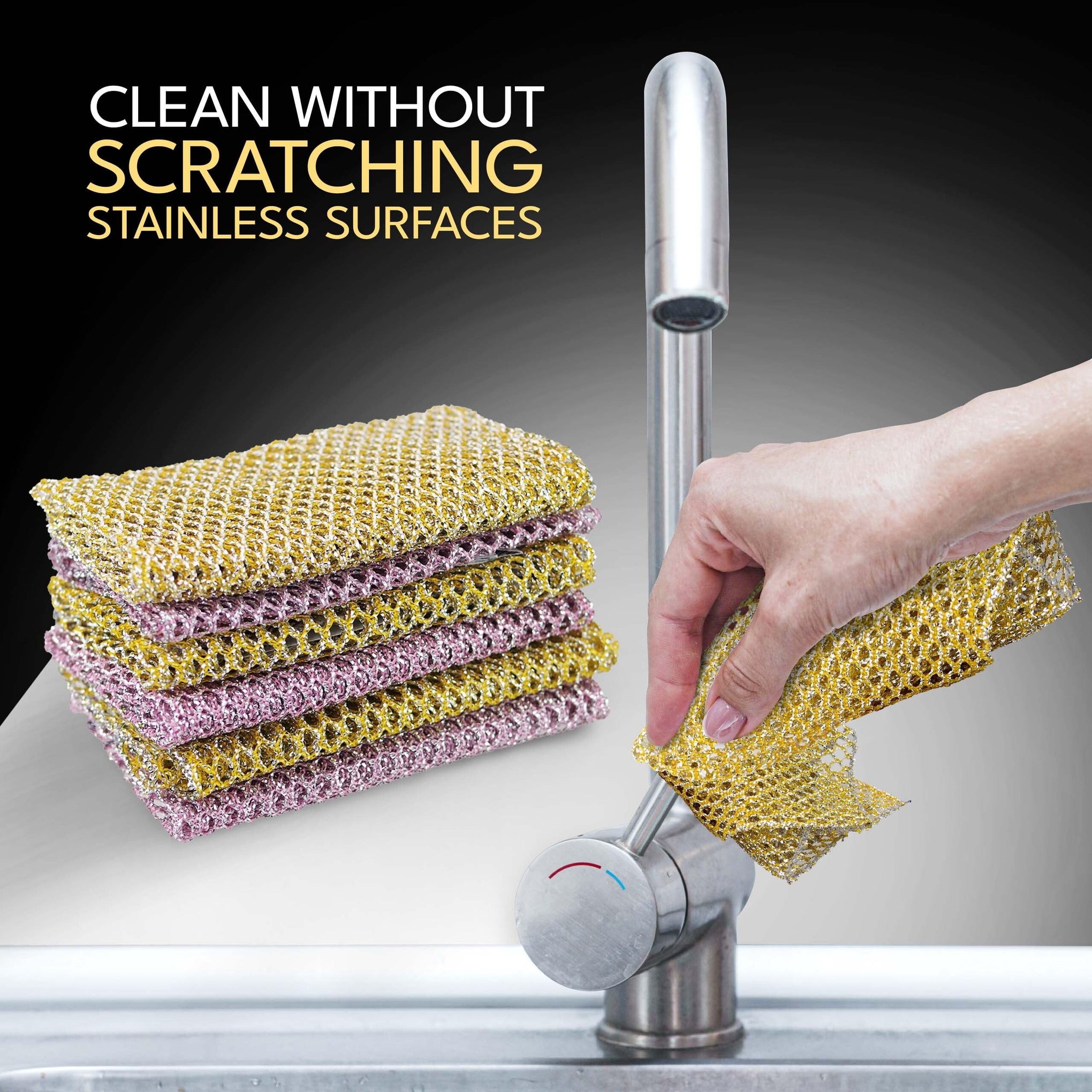 Non Scratch Dish Scrubbers (24 Count)
