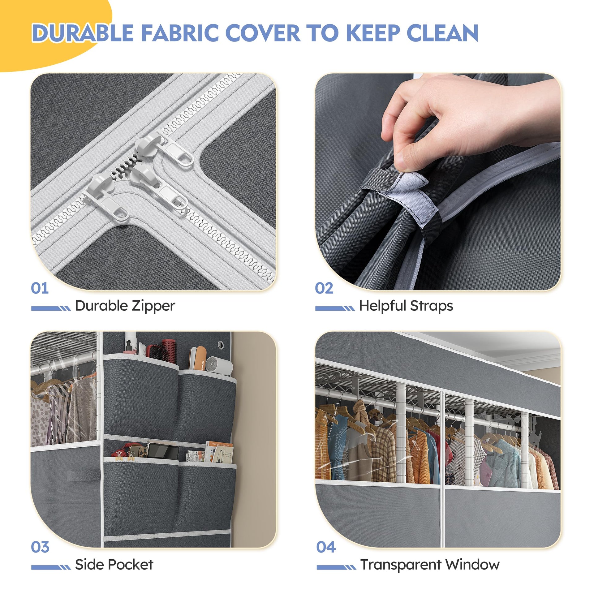 Clothes Rack with Cover