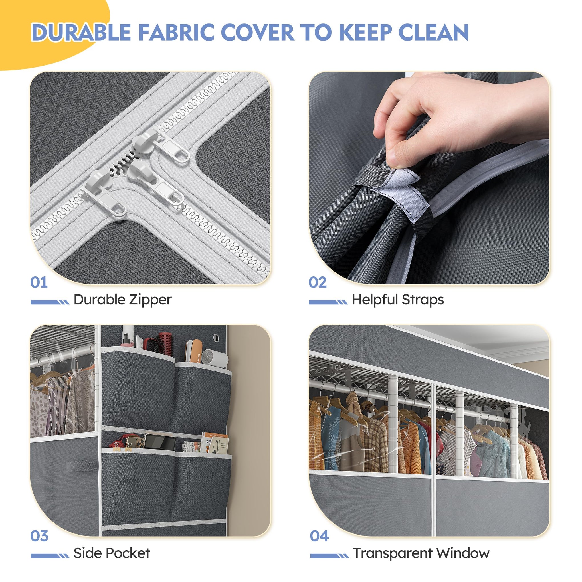 Clothes Rack with Cover