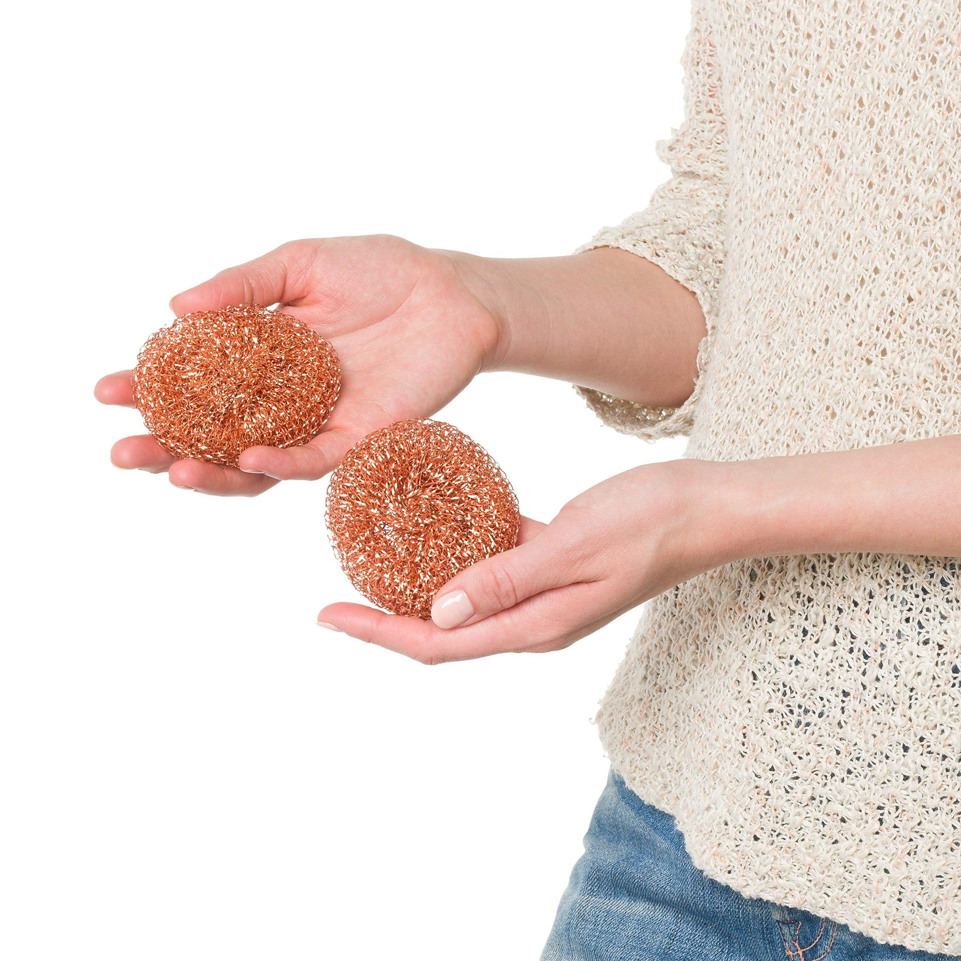 Copper Thread Pot Scrubber (2 Count)