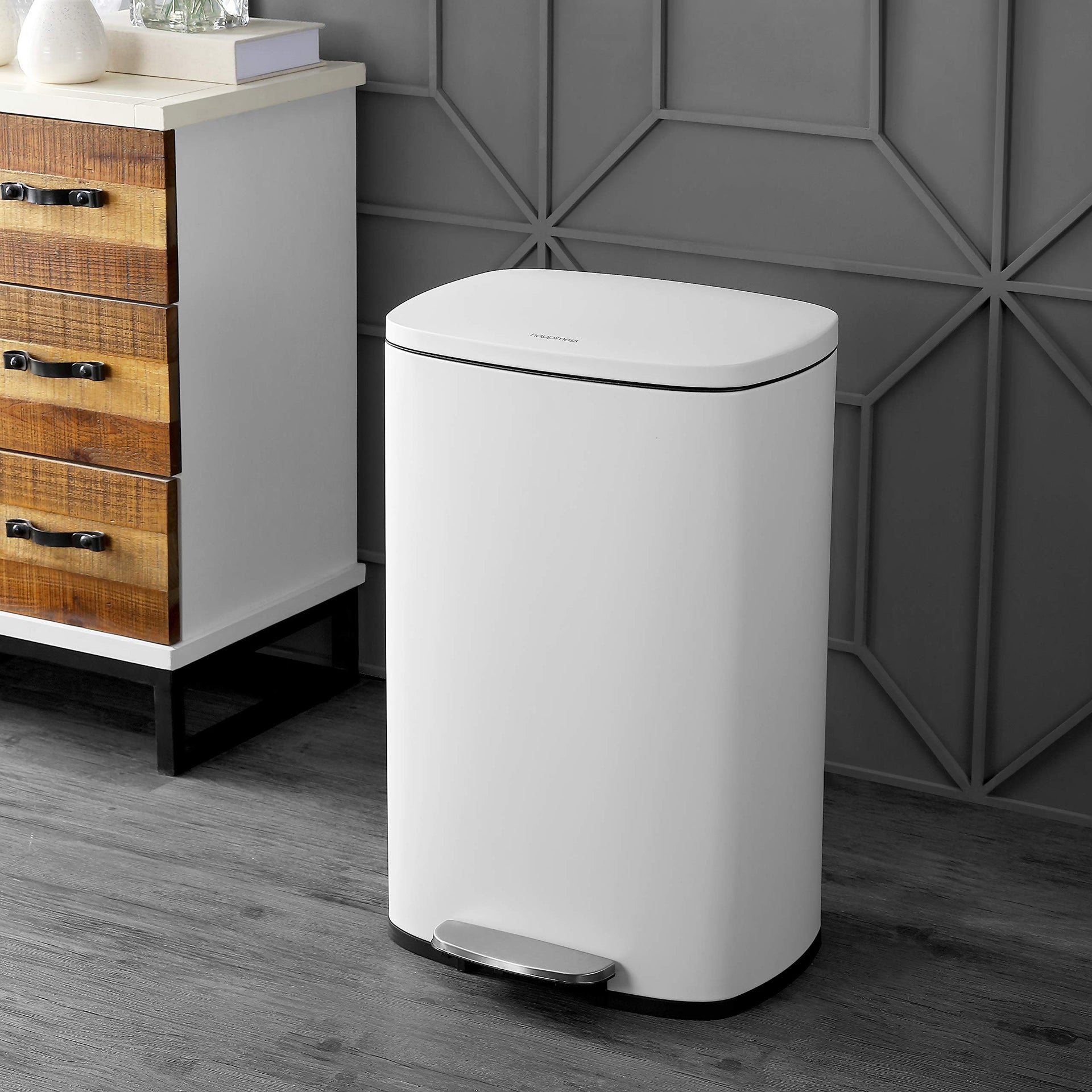 Connor 2 Piece Stainless Steel Trash Can