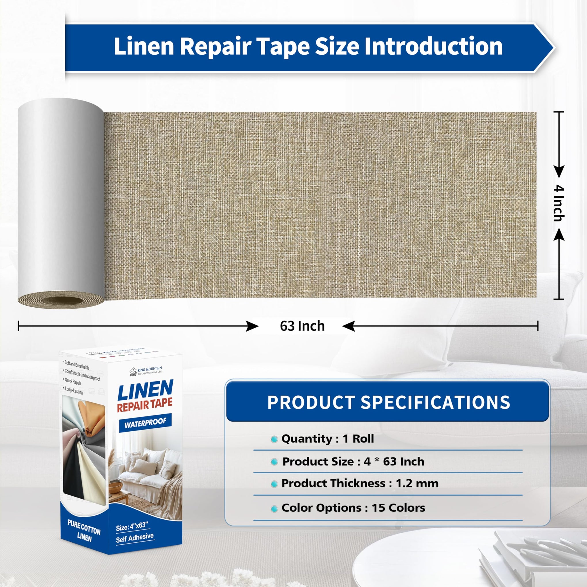 Linen Repair Patches