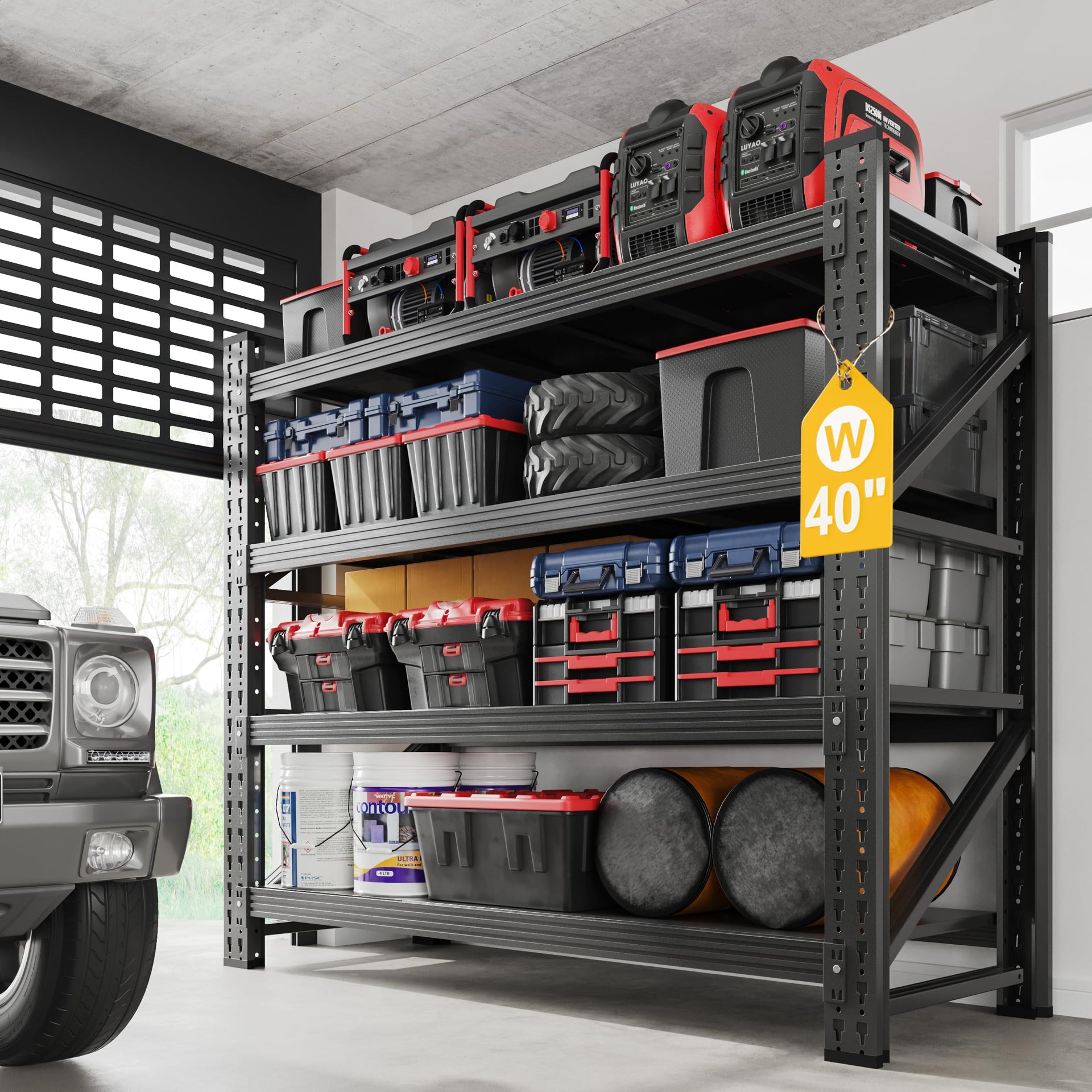 3000LBS Metal Steel Storage Shelves