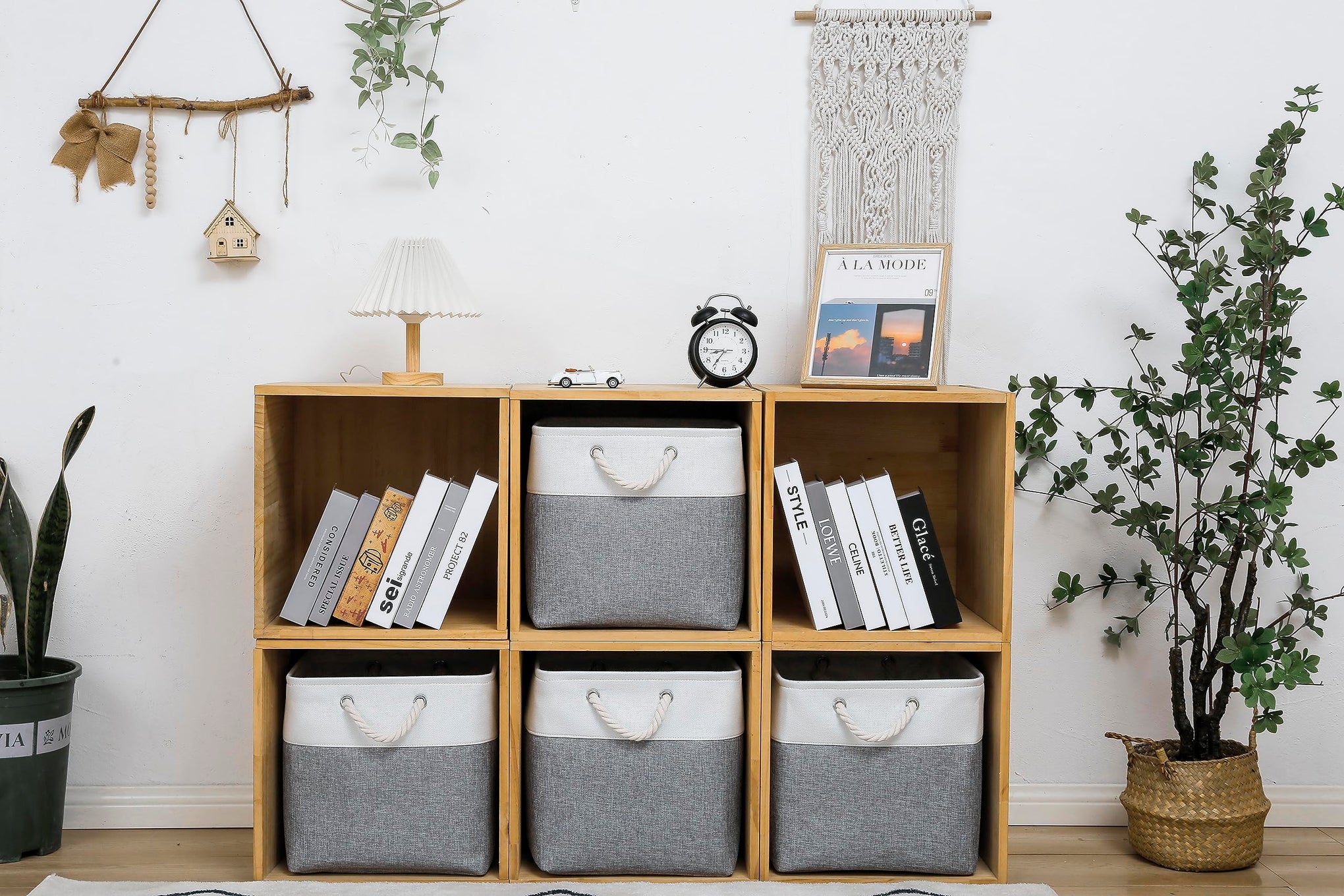13 x 13 Inch Cube Storage Bins (4 Count)