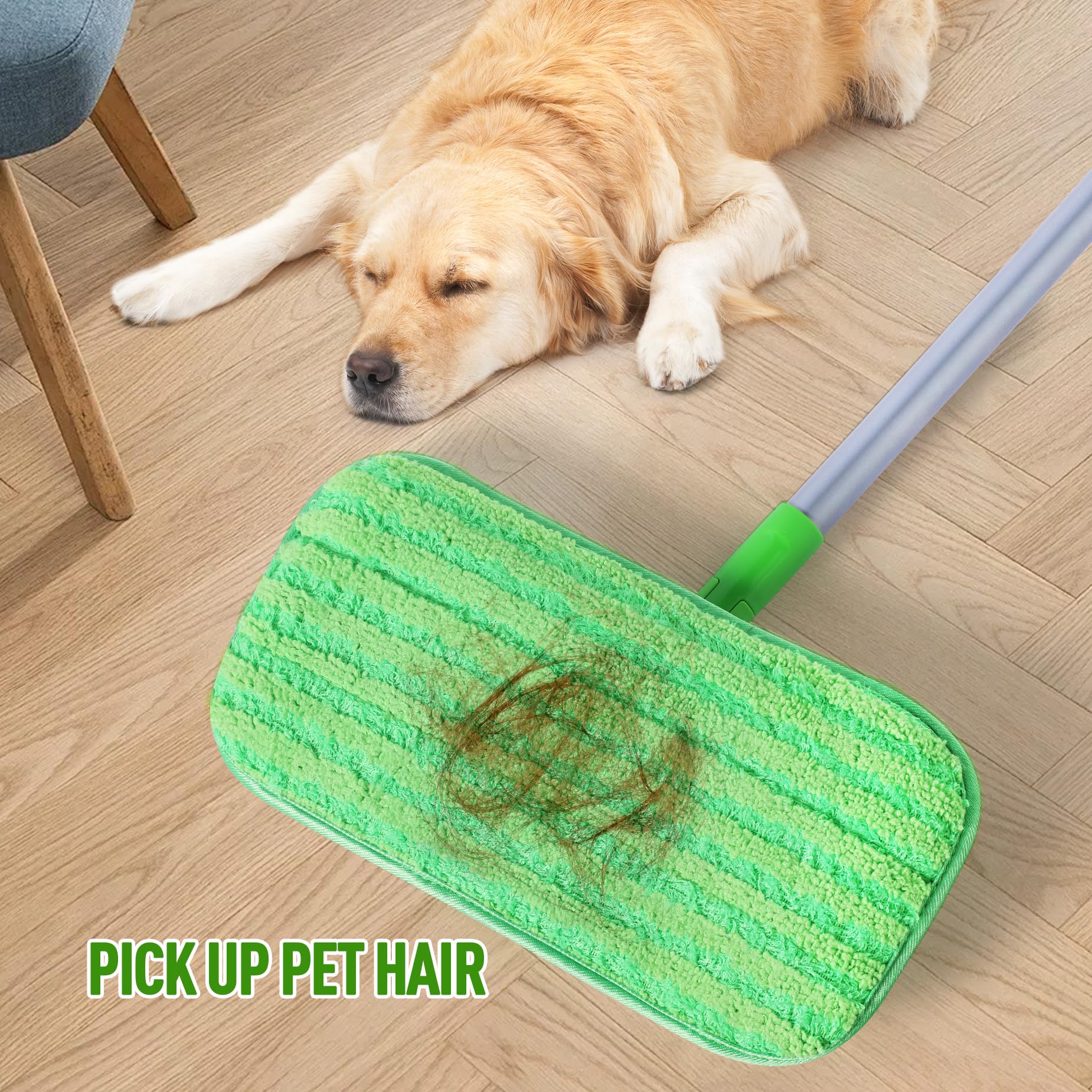 6 Pack Reusable Mop Pads for Swiffer WetJet Sweeper Mops