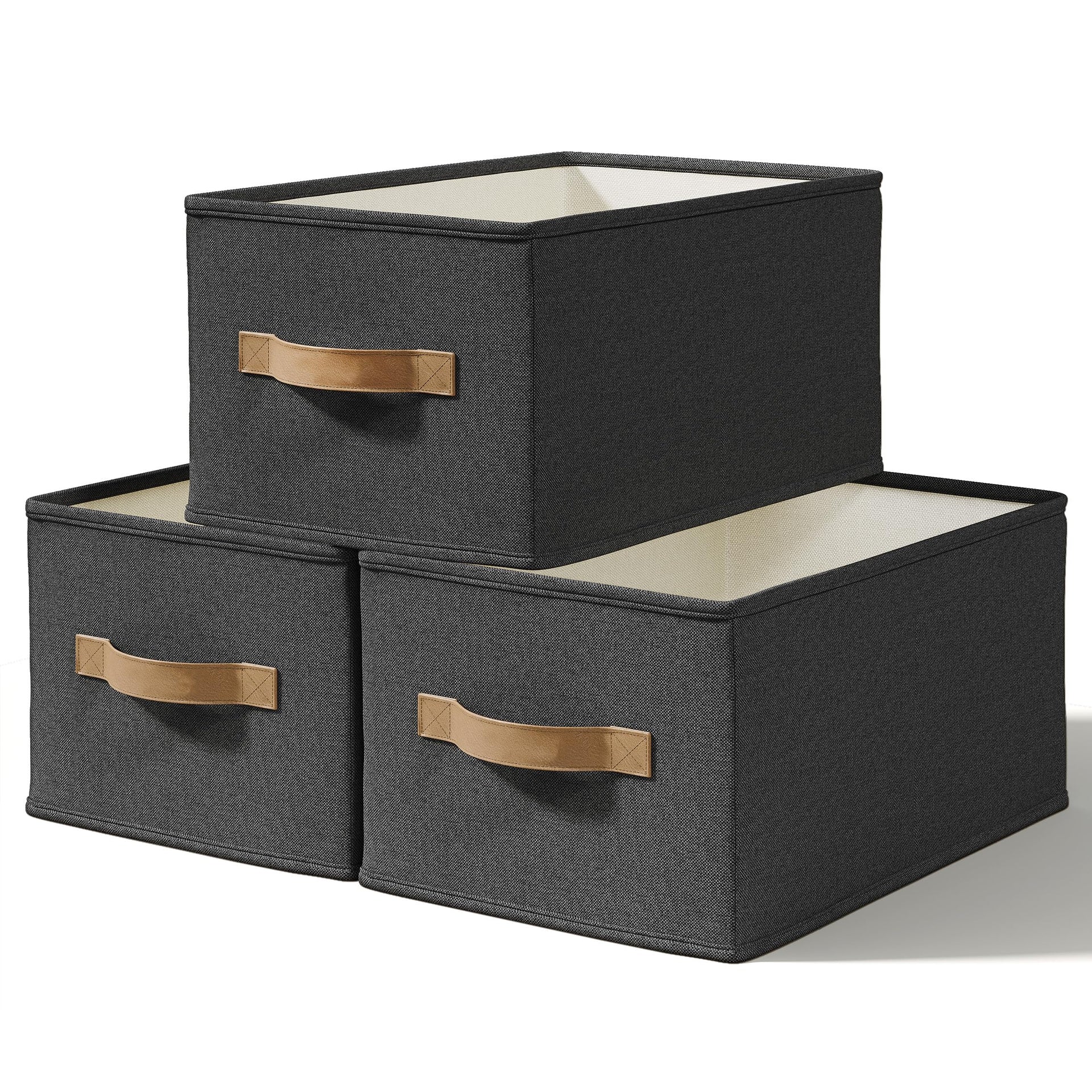 3 Pack Closet Storage Bins (3 Count)