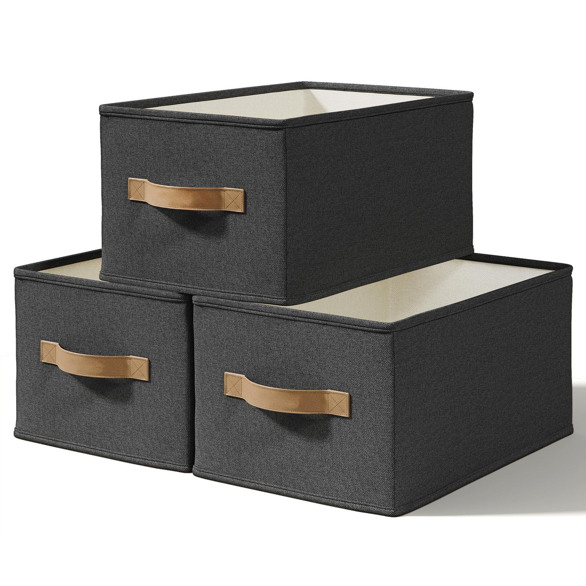 3 Pack Closet Storage Bins (3 Count)