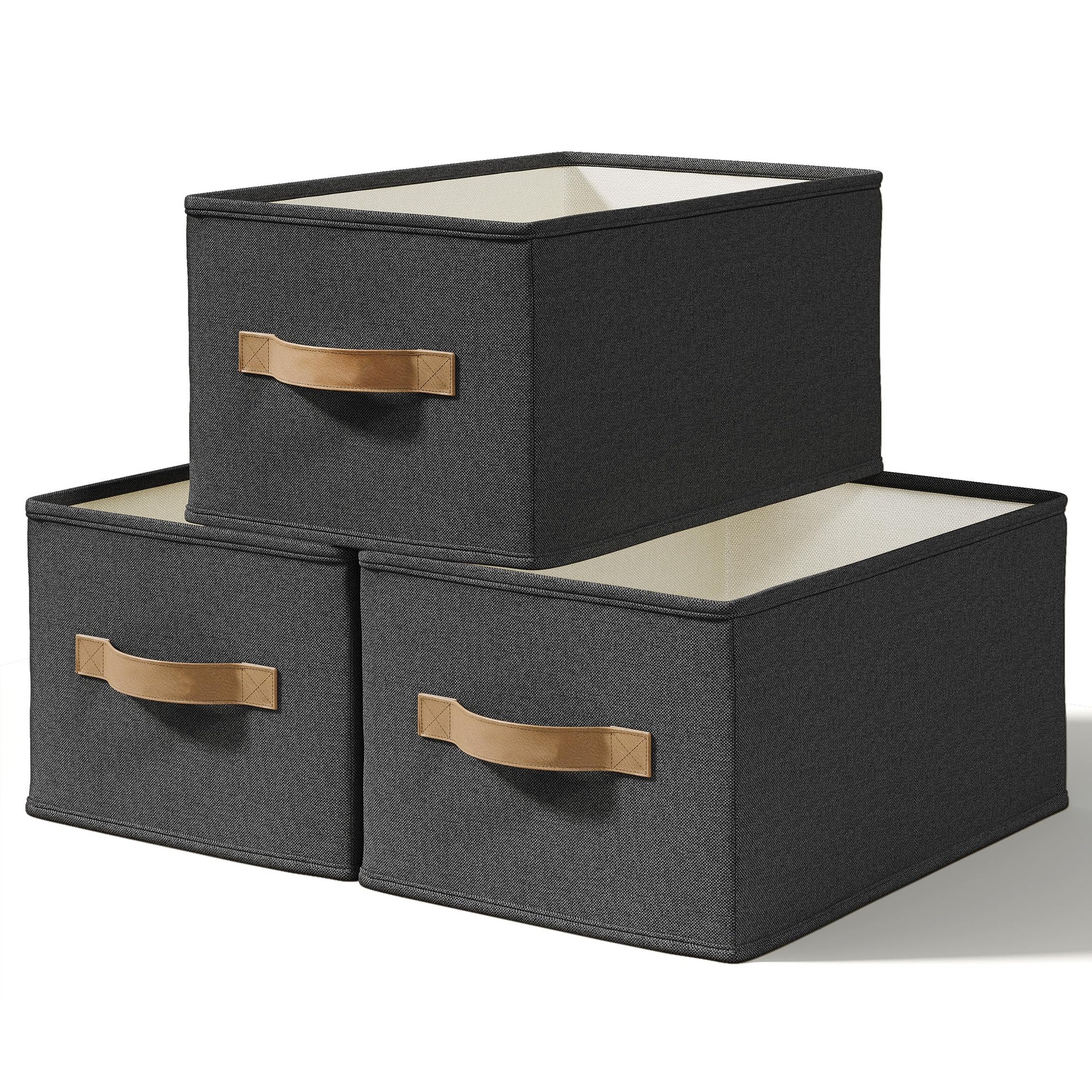 3 Pack Closet Storage Bins (3 Count)