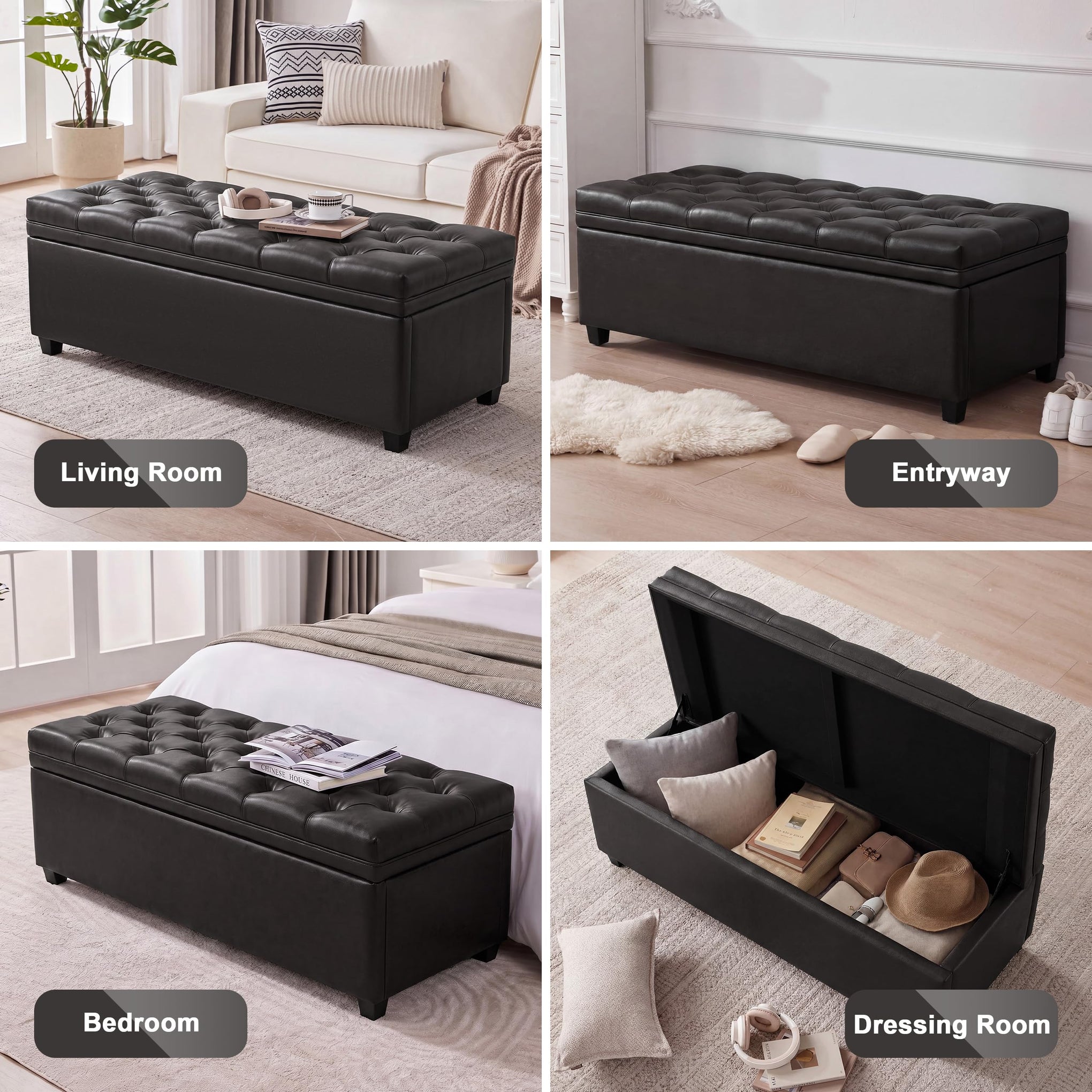 43 Inch Storage Ottoman