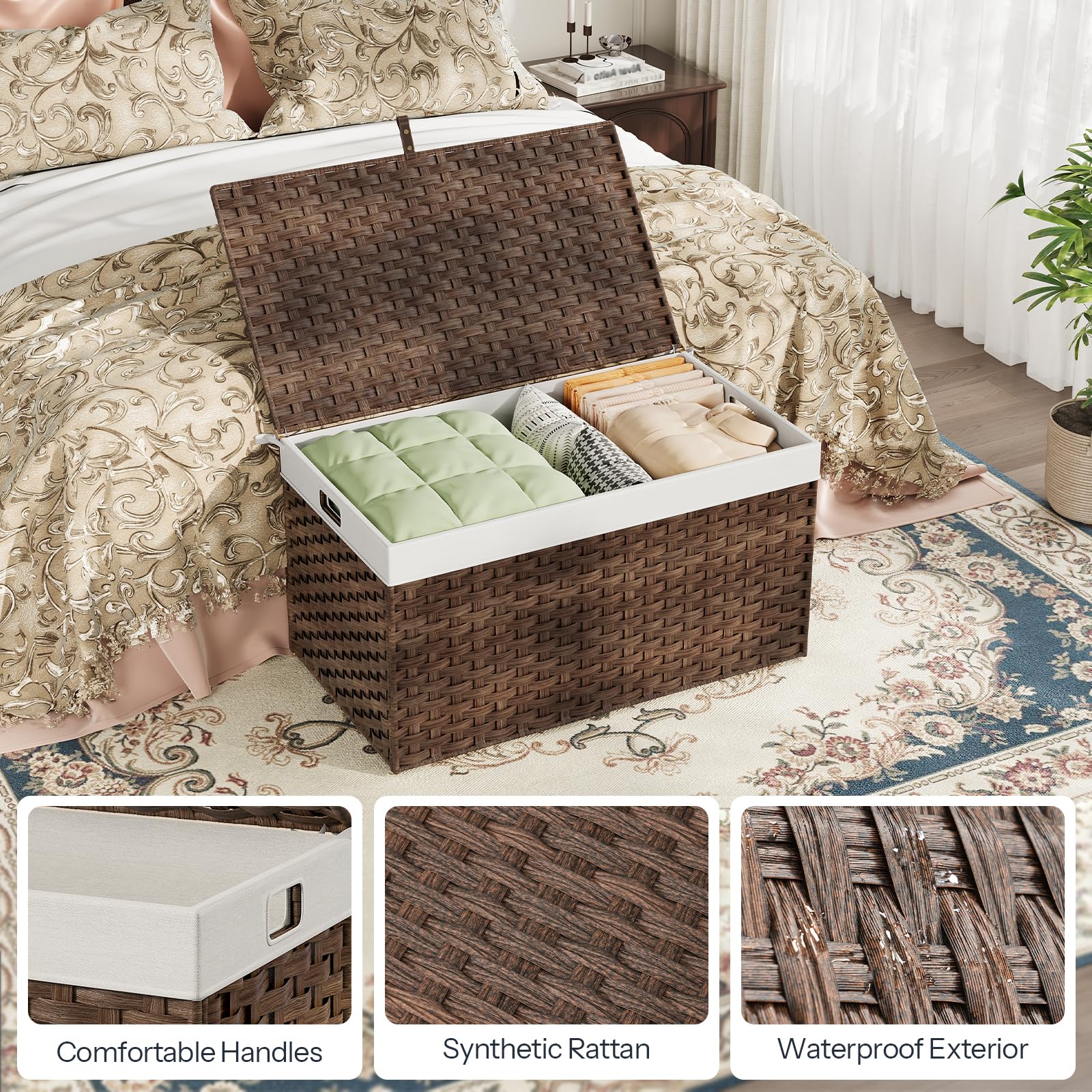 Storage Basket with Lid - ModHome Supplies