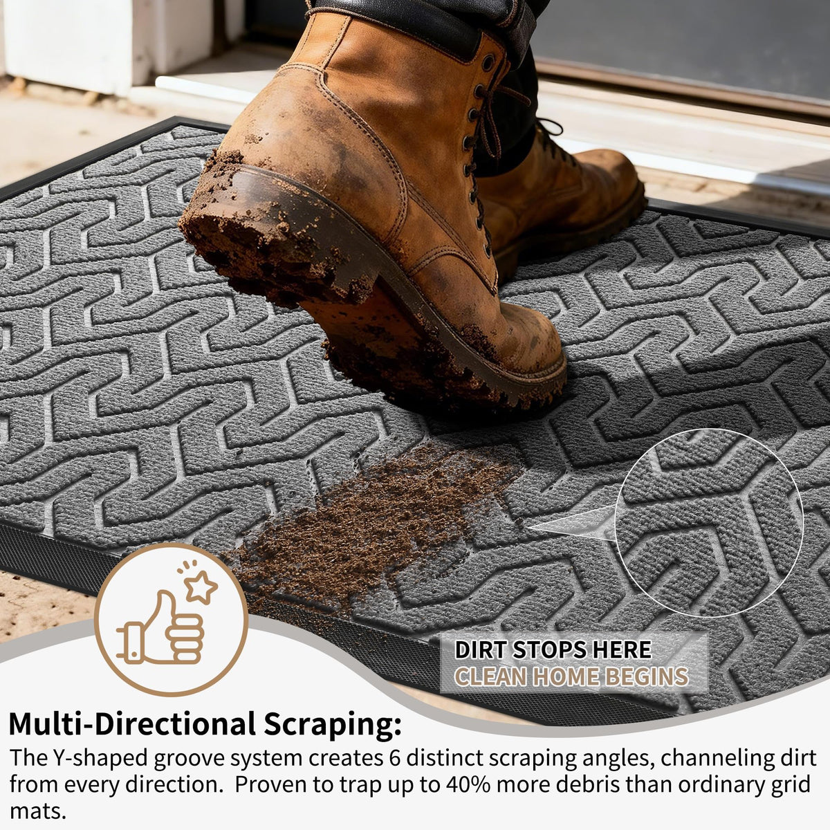 Large Door Mat Outside Entrance 47x32