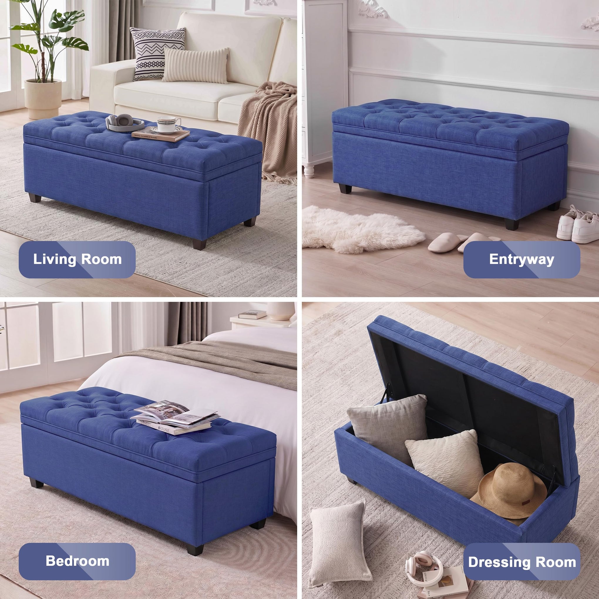 43 Inch Storage Ottoman