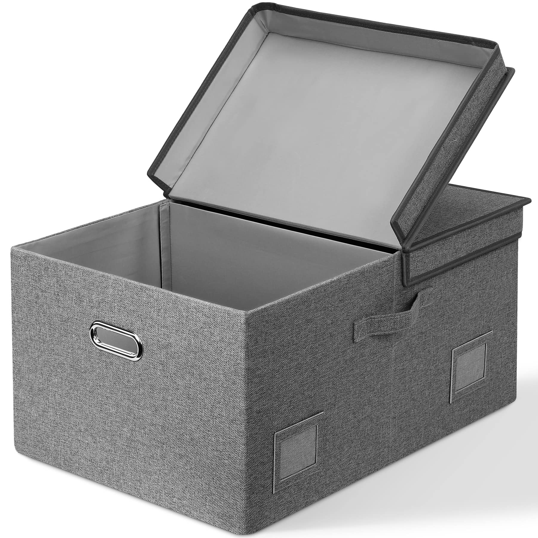 75 Quarts Extra Large Decorative Storage Bins with Lids