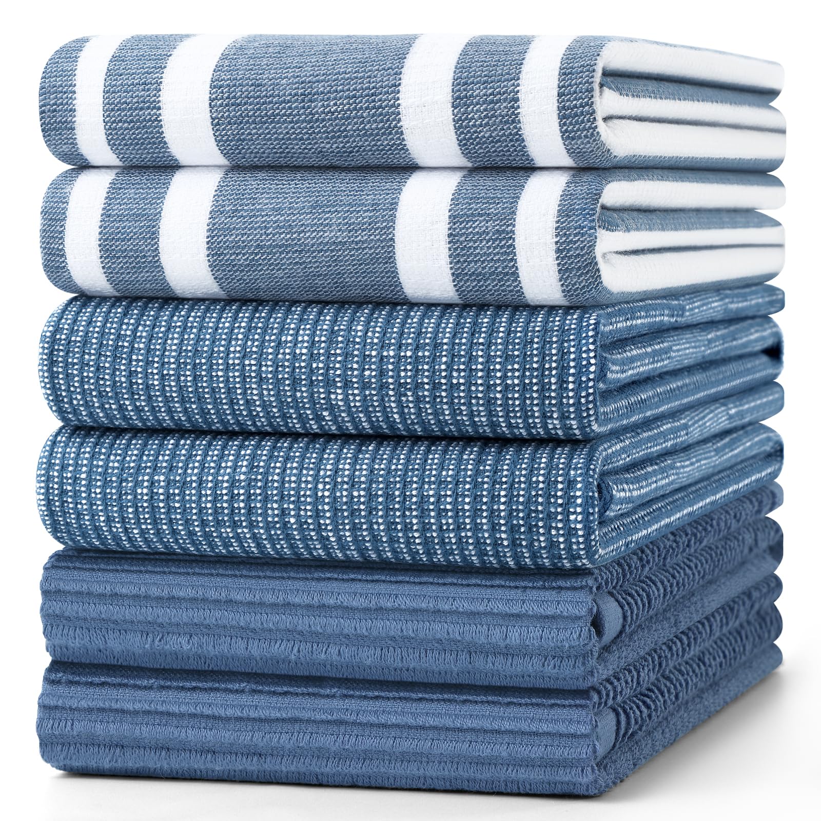 Cotton 380 GSM Premium Kitchen Towels (6 Count)