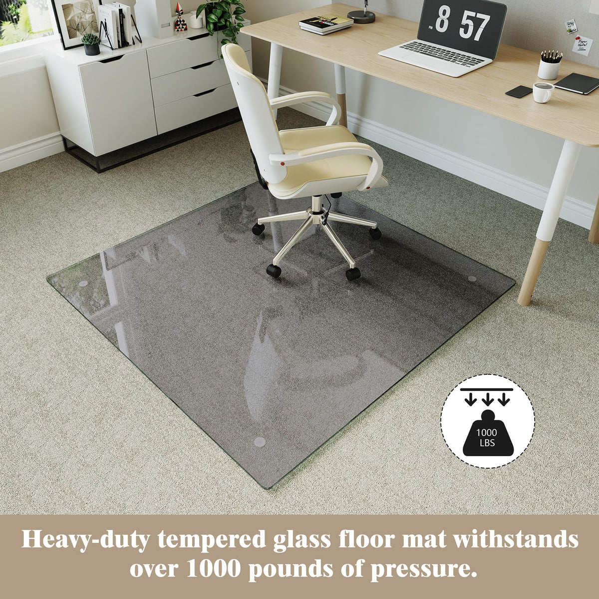 40" x 60" Office Chair Mat for Hardwood Floors & Carpets