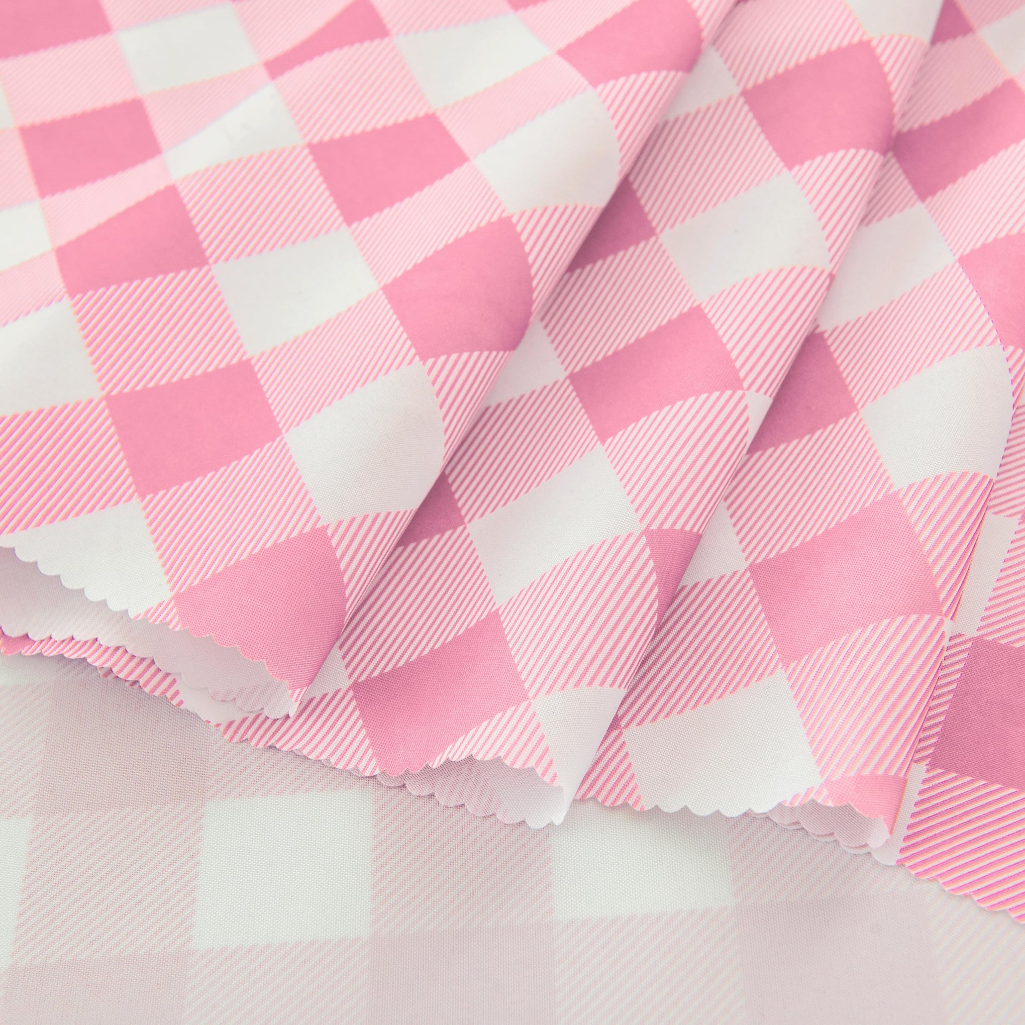 Waterproof Plaid Tablecloth Fabric