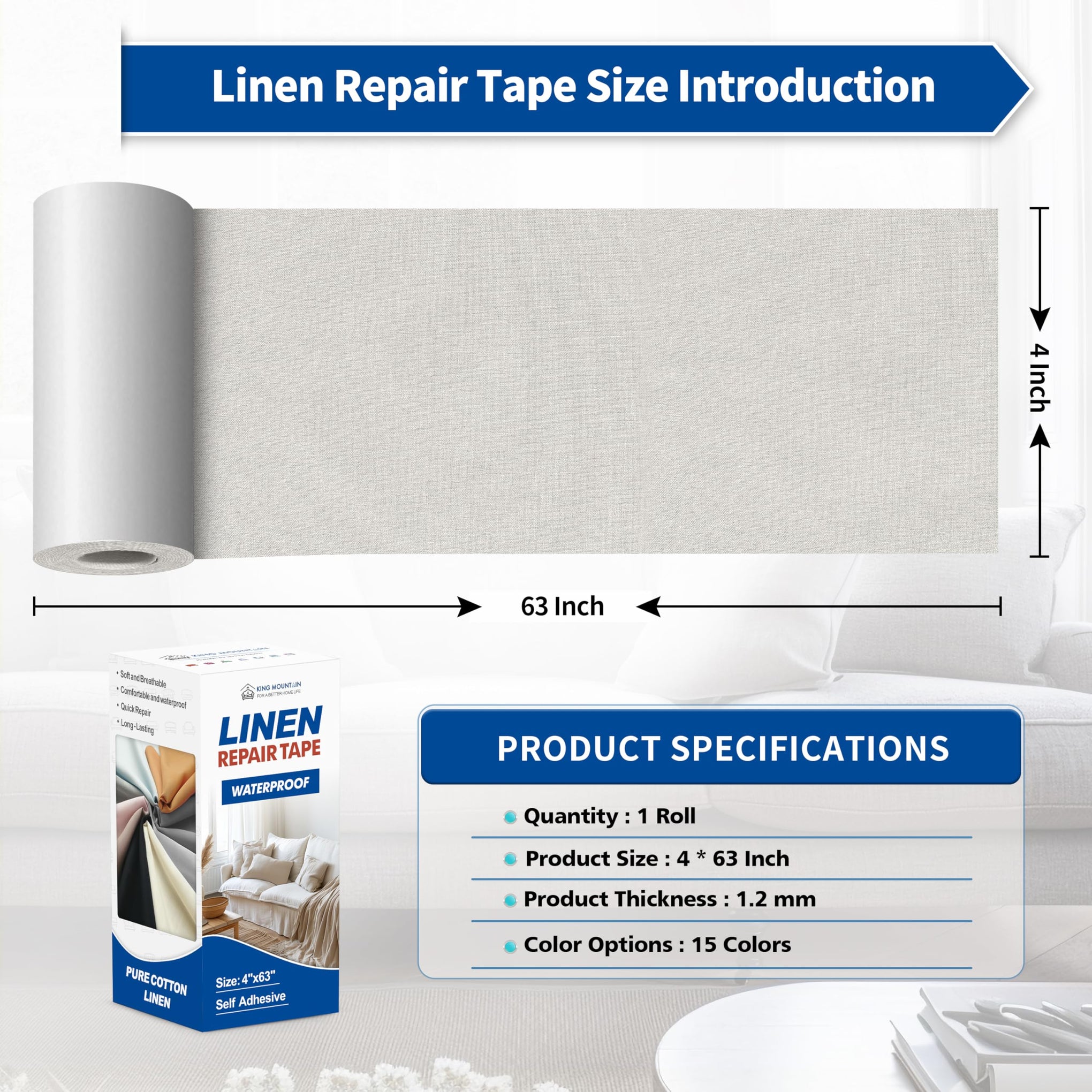 Linen Repair Patches